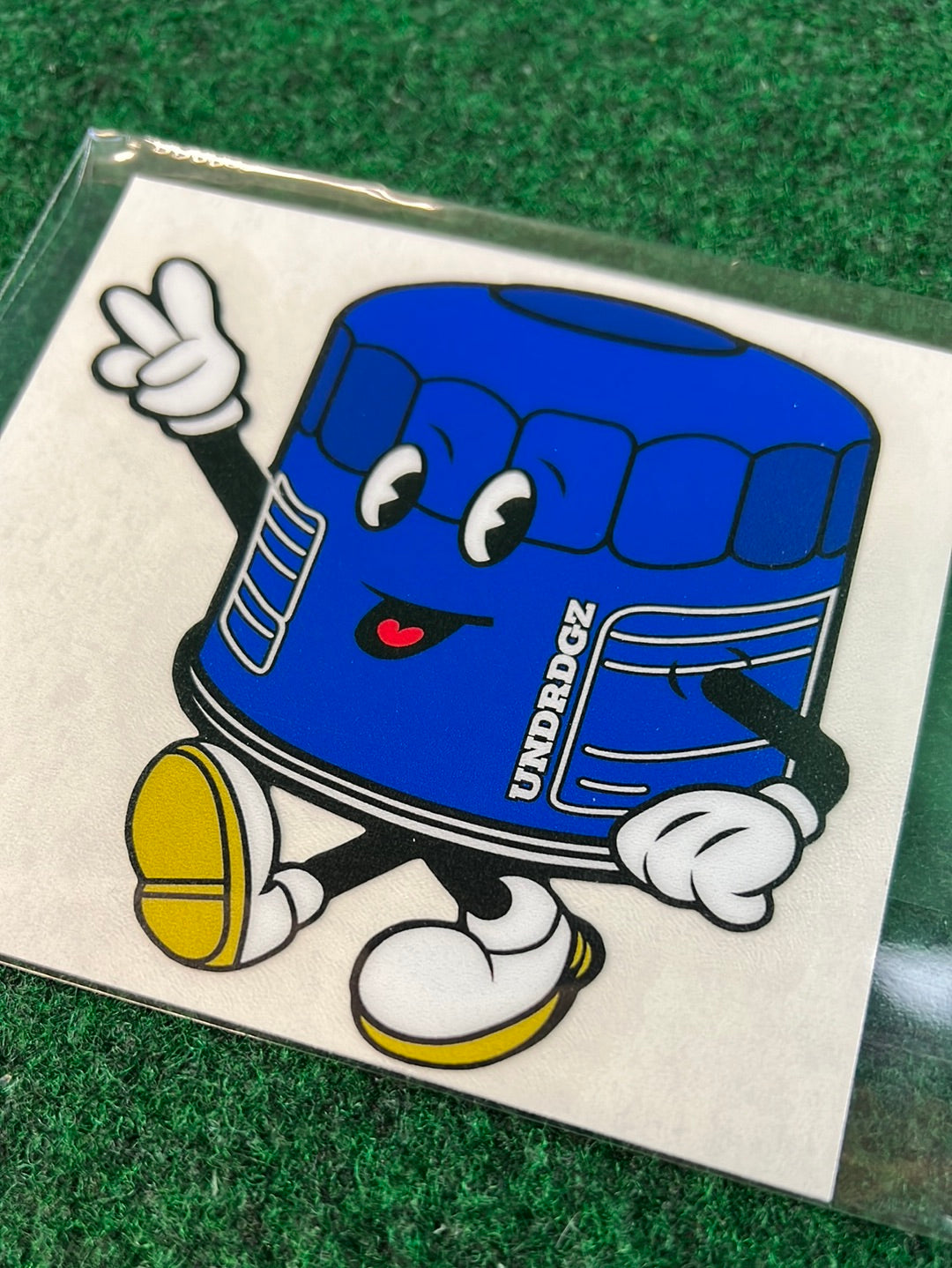 UNDERDOGZ - Mr. Filter (Dark Blue) Oil Filter Sticker