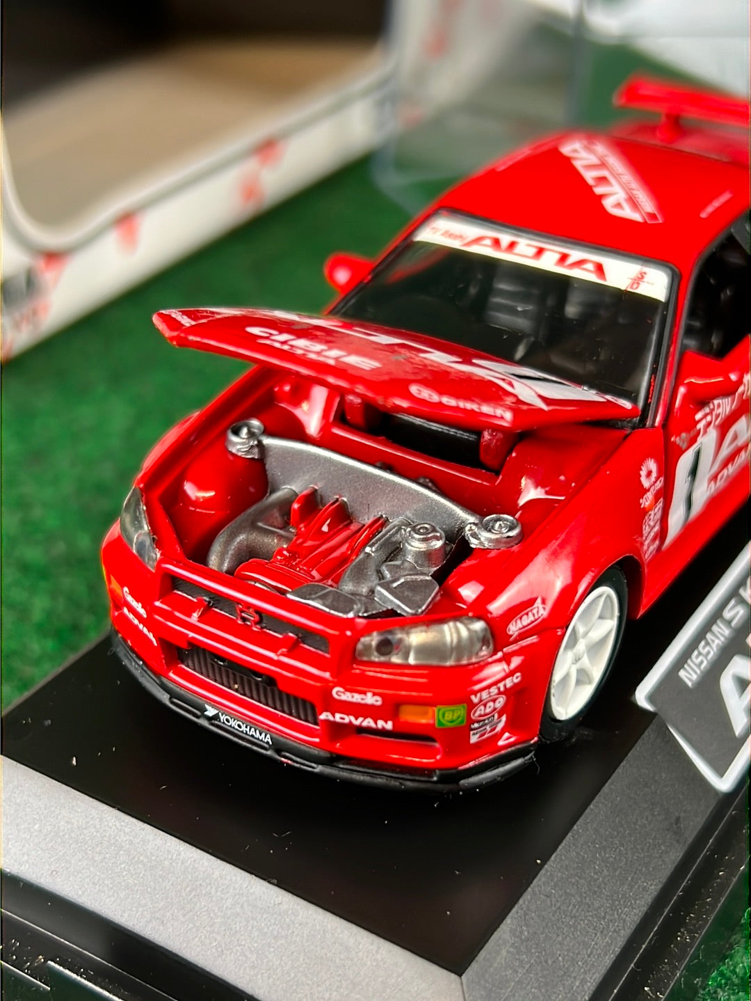 Diapet SEGA Toys - 2000 Nissan Skyline R34 GTR ALTIA Super Taikyu 1/43 Scale Diecast