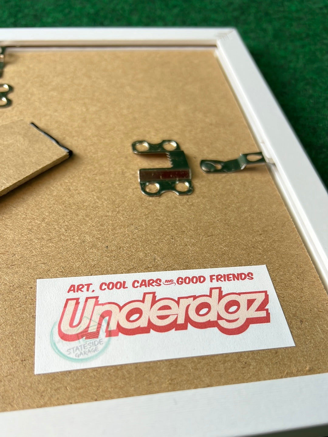UNDERDOGZ - SPOON SPORTS Honda S2000 Racecar Rear View Diffuser Hand Drawn, Watercolor Painted & Signed Print