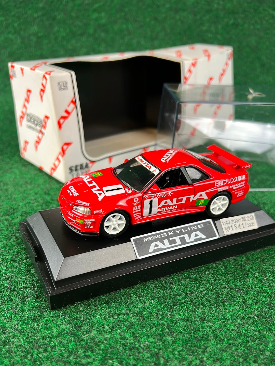 Diapet SEGA Toys - 2000 Nissan Skyline R34 GTR ALTIA Super Taikyu 1/43 Scale Diecast