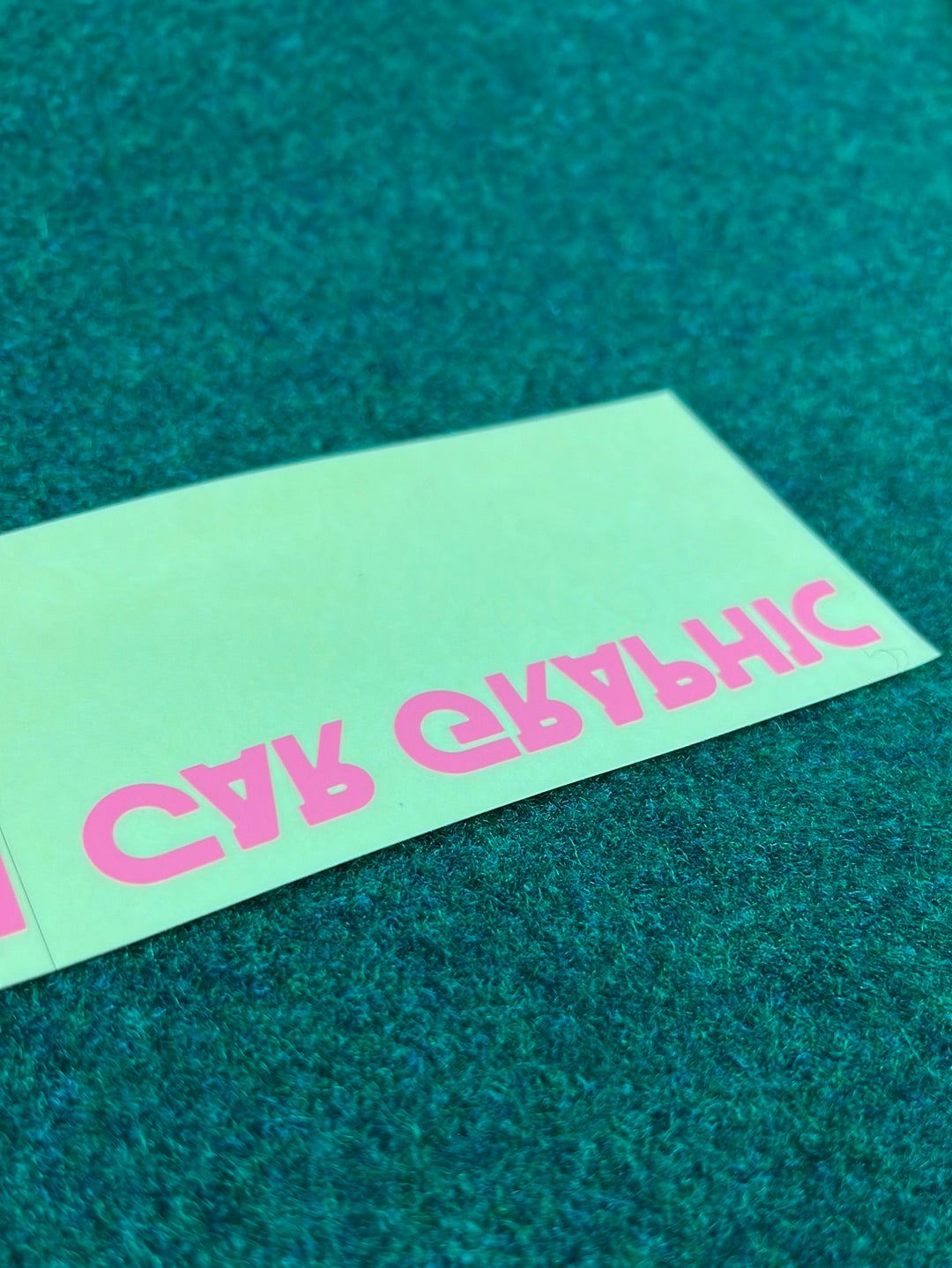 CG Car Graphic - Logo Decal Stickers