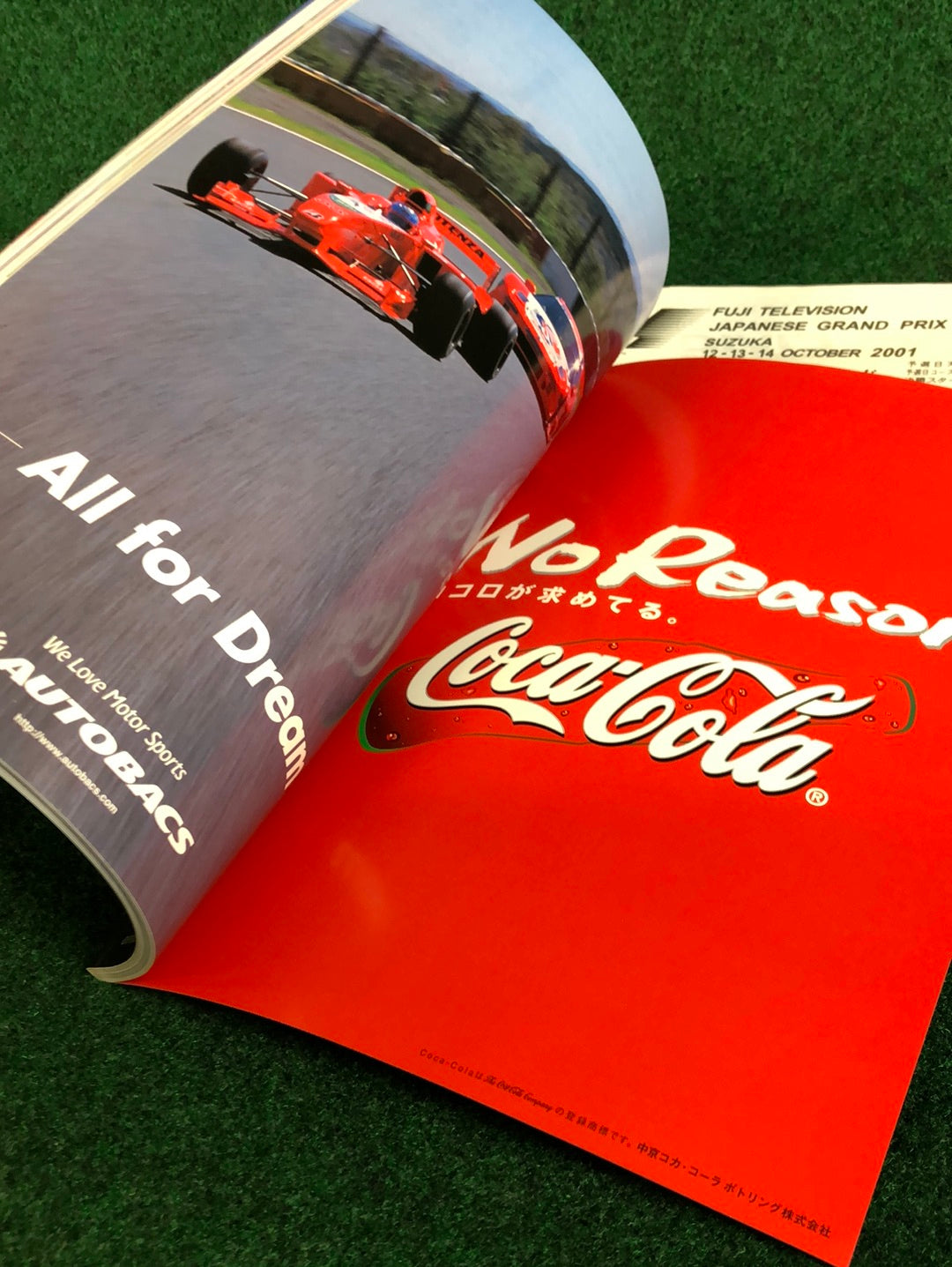 F1 - Fuji Television Japanese Grand Prix 2000 & 2001 Race Programs