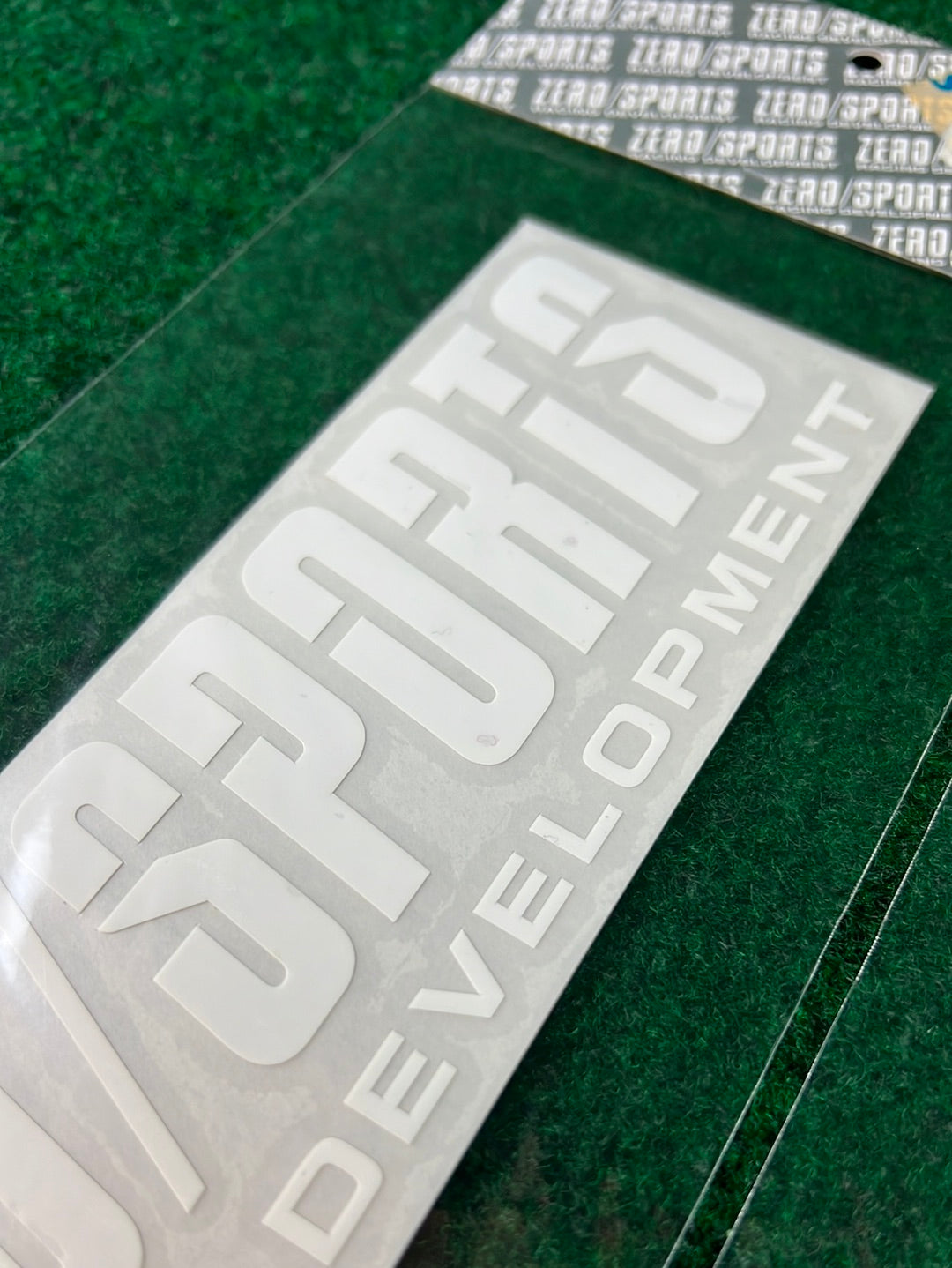 Zero Sports (Subaru) Racing Development - White Decal Set