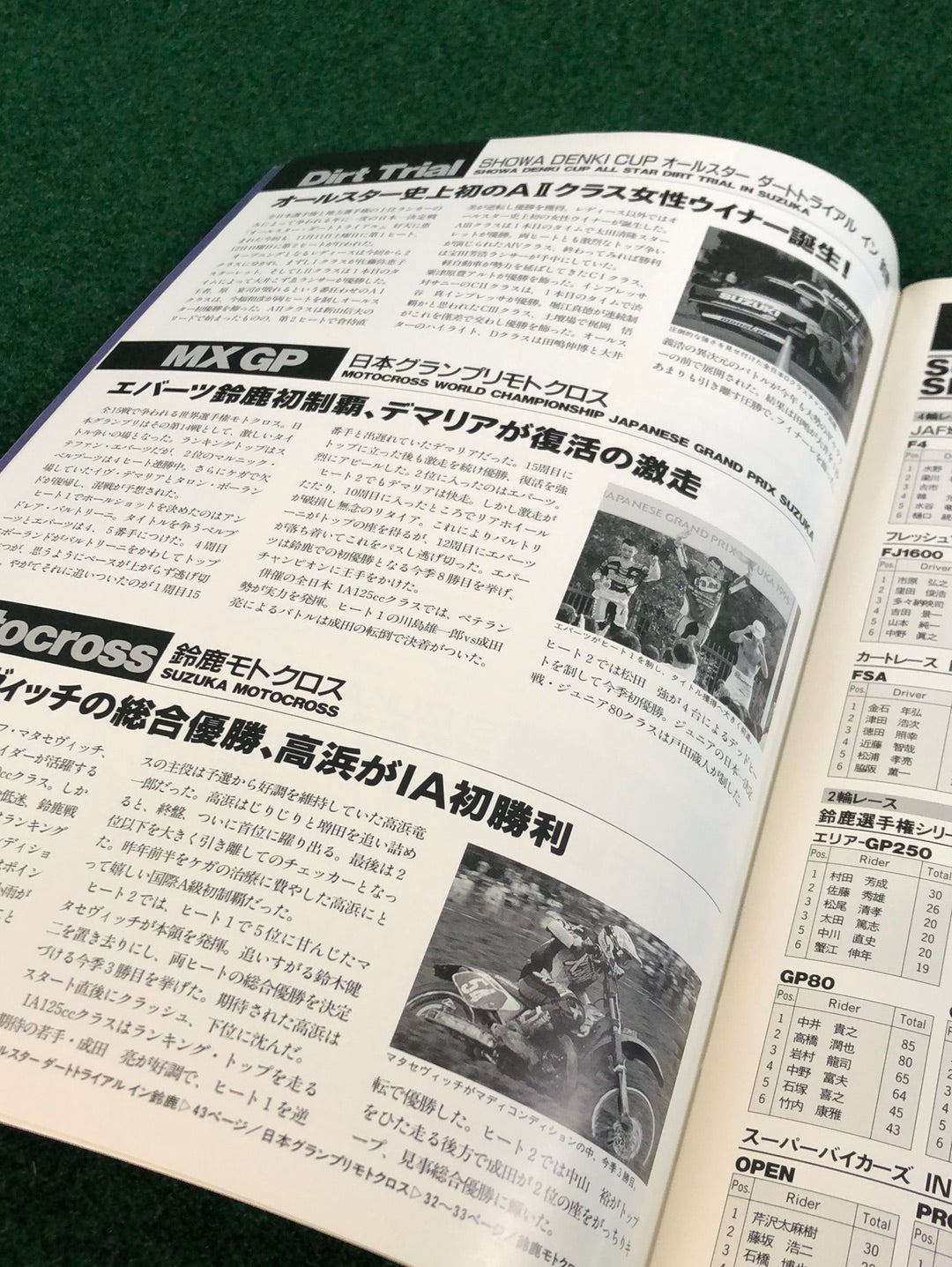 Suzuka Circuit Year Magazine Book 1995-1996