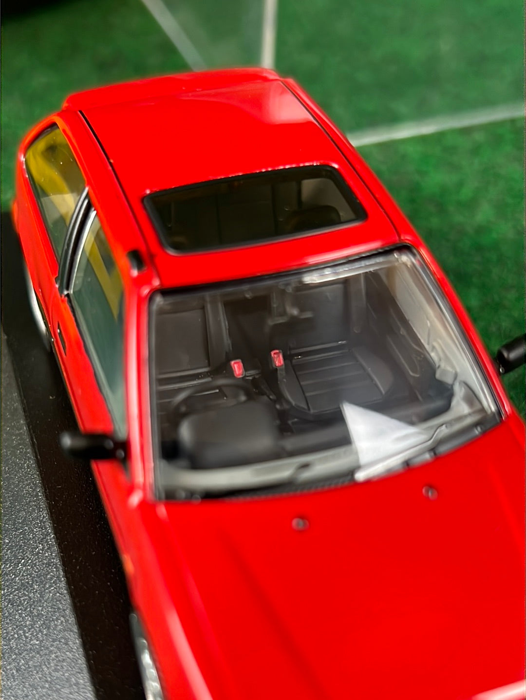 First:43 Models - 1987 Honda Civic Hatchback - Red 1/43 Scale Diecast