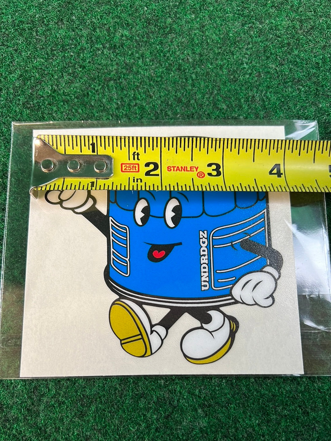UNDERDOGZ - Mr. Filter (Light Blue) Oil Filter Sticker