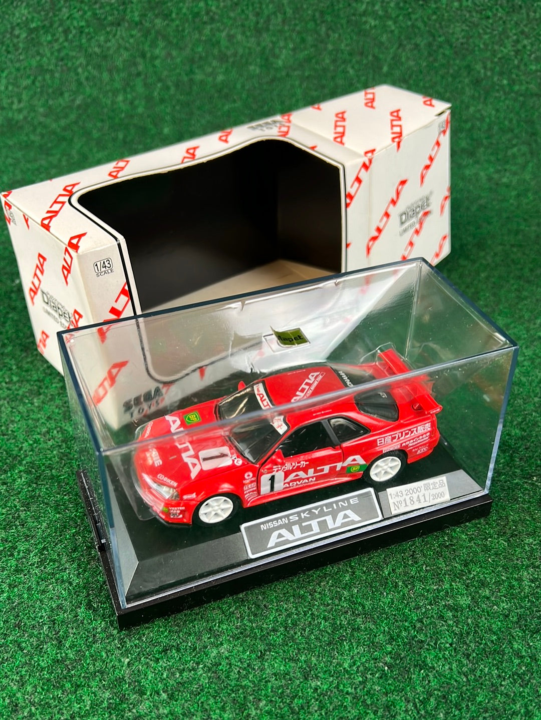 Diapet SEGA Toys - 2000 Nissan Skyline R34 GTR ALTIA Super Taikyu 1/43 Scale Diecast