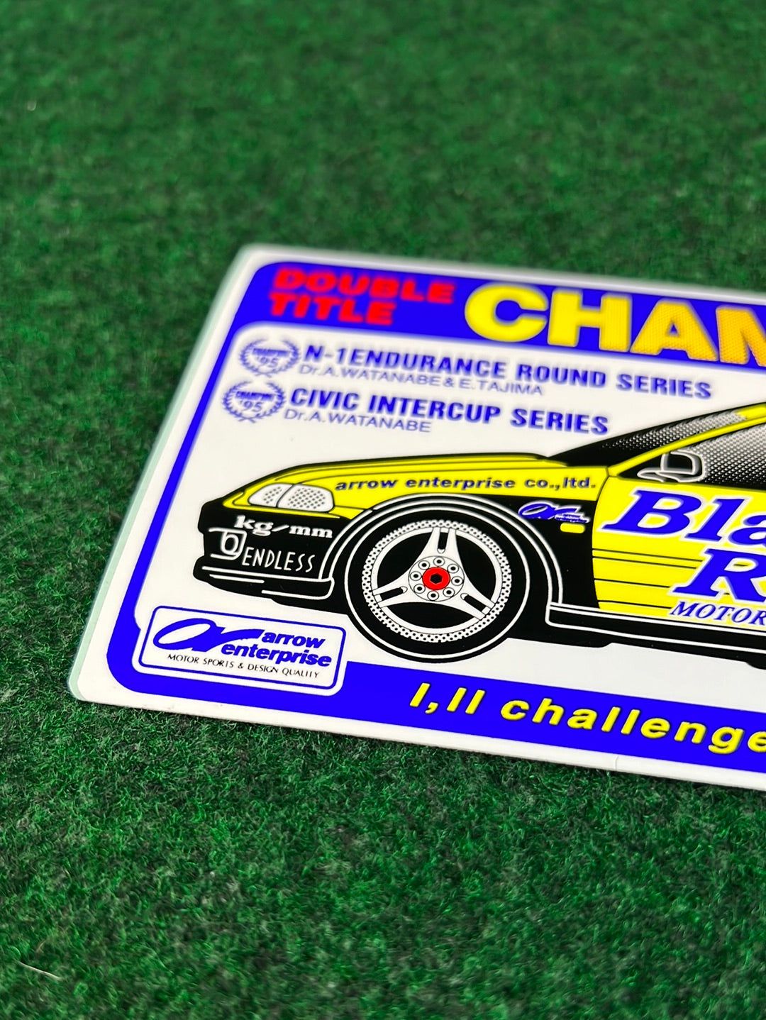 Black Racing - Honda Civic EG6 Hatchback Team Championship Sticker
