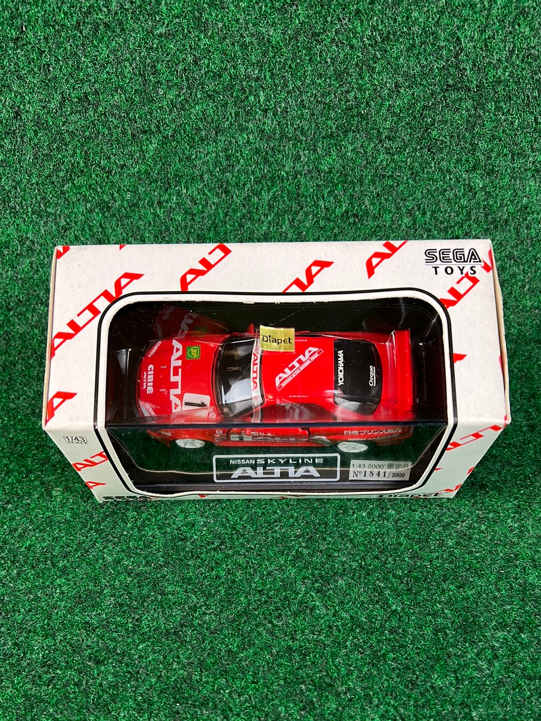Diapet SEGA Toys - 2000 Nissan Skyline R34 GTR ALTIA Super Taikyu 1/43 Scale Diecast
