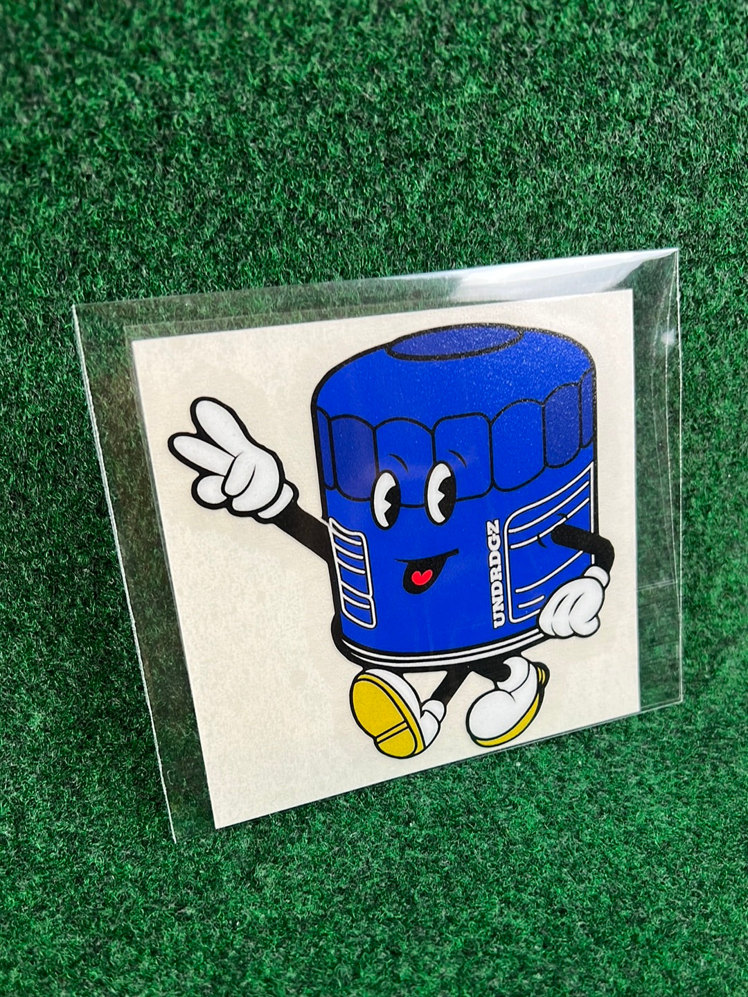 UNDERDOGZ - Mr. Filter (Dark Blue) Oil Filter Sticker