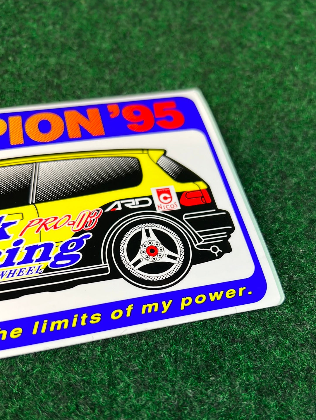 Black Racing - Honda Civic EG6 Hatchback Team Championship Sticker