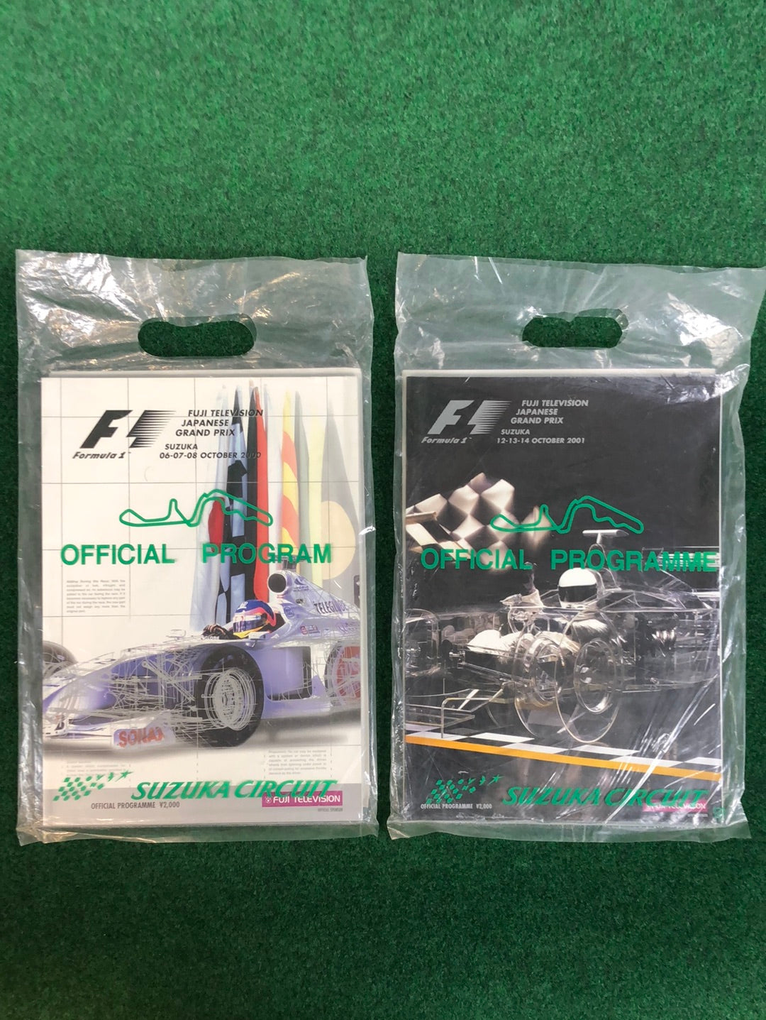 F1 - Fuji Television Japanese Grand Prix 2000 & 2001 Race Programs
