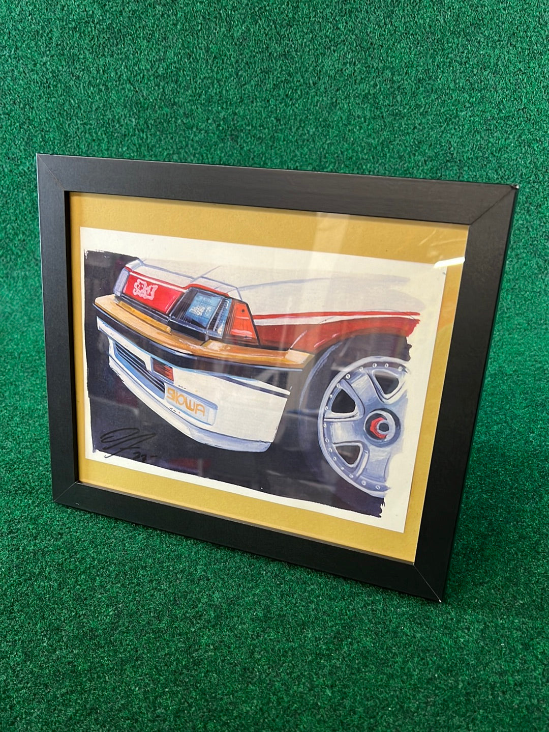 UNDERDOGZ - “Wonder Civic” Honda Civic EF Hatchback Mugen Racecar Hand Drawn, Watercolor Painted & Signed Print