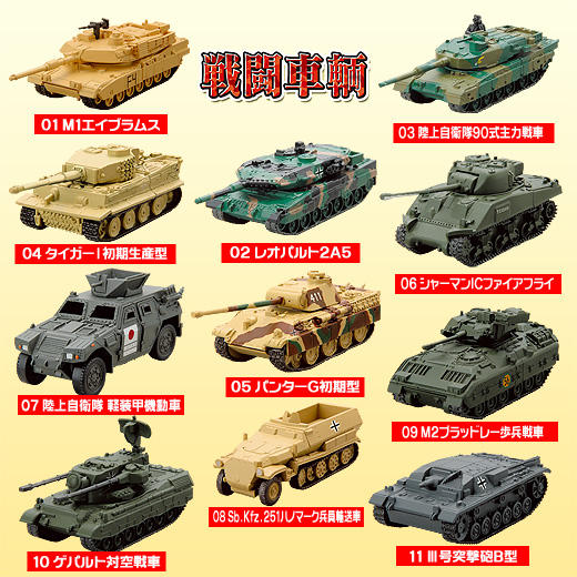Furuta Choco Egg - Combat Vehicle & Tank Advertising Nobori