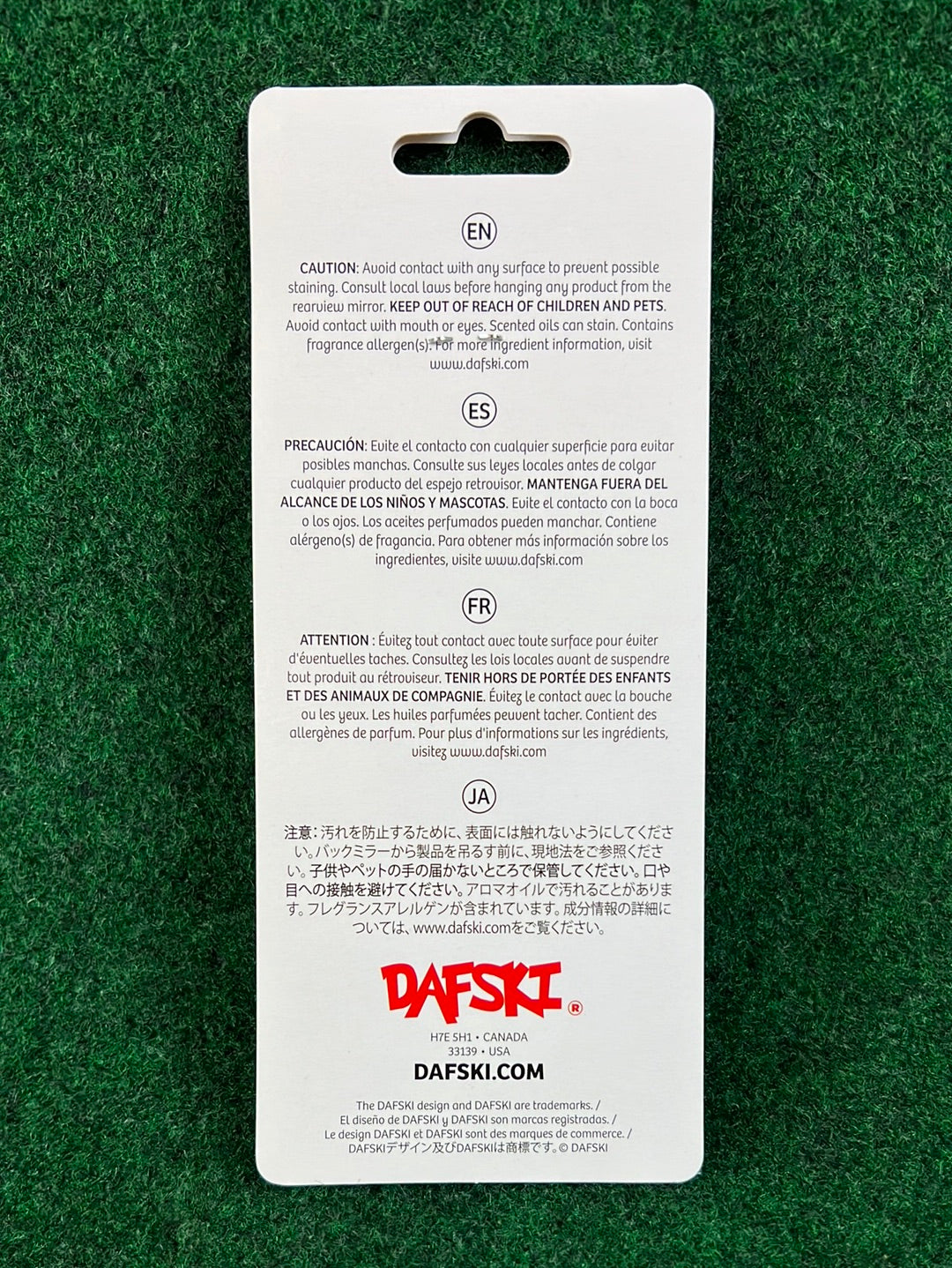 DAFSKI - Bear Mochi Hanging Air Freshener