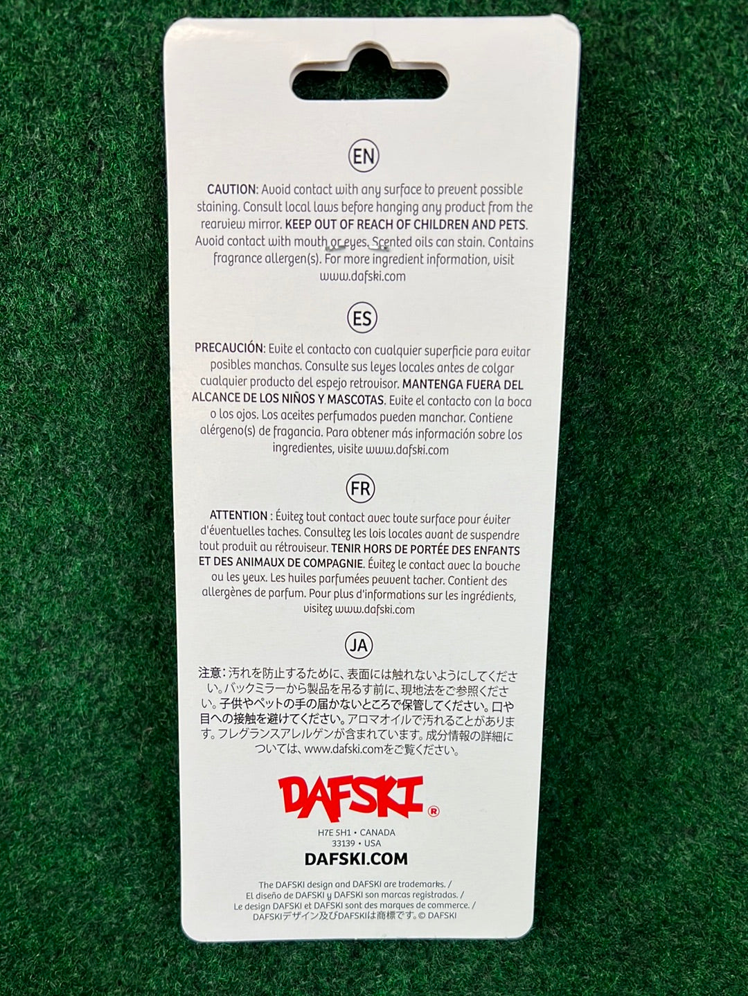 DAFSKI - Dino Hanging Air Freshener