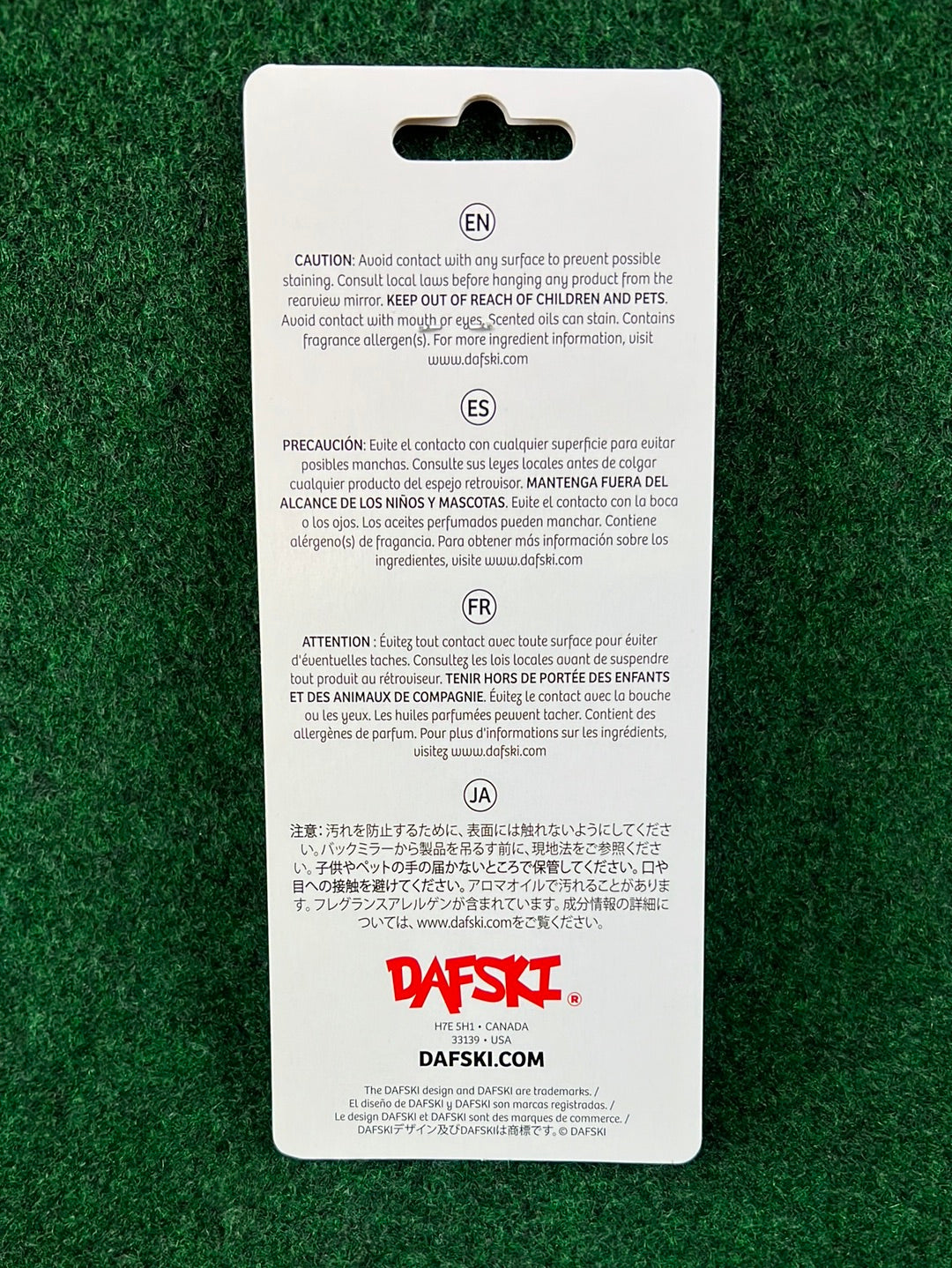 DAFSKI - Bear Cotton Candy Hanging Air Freshener