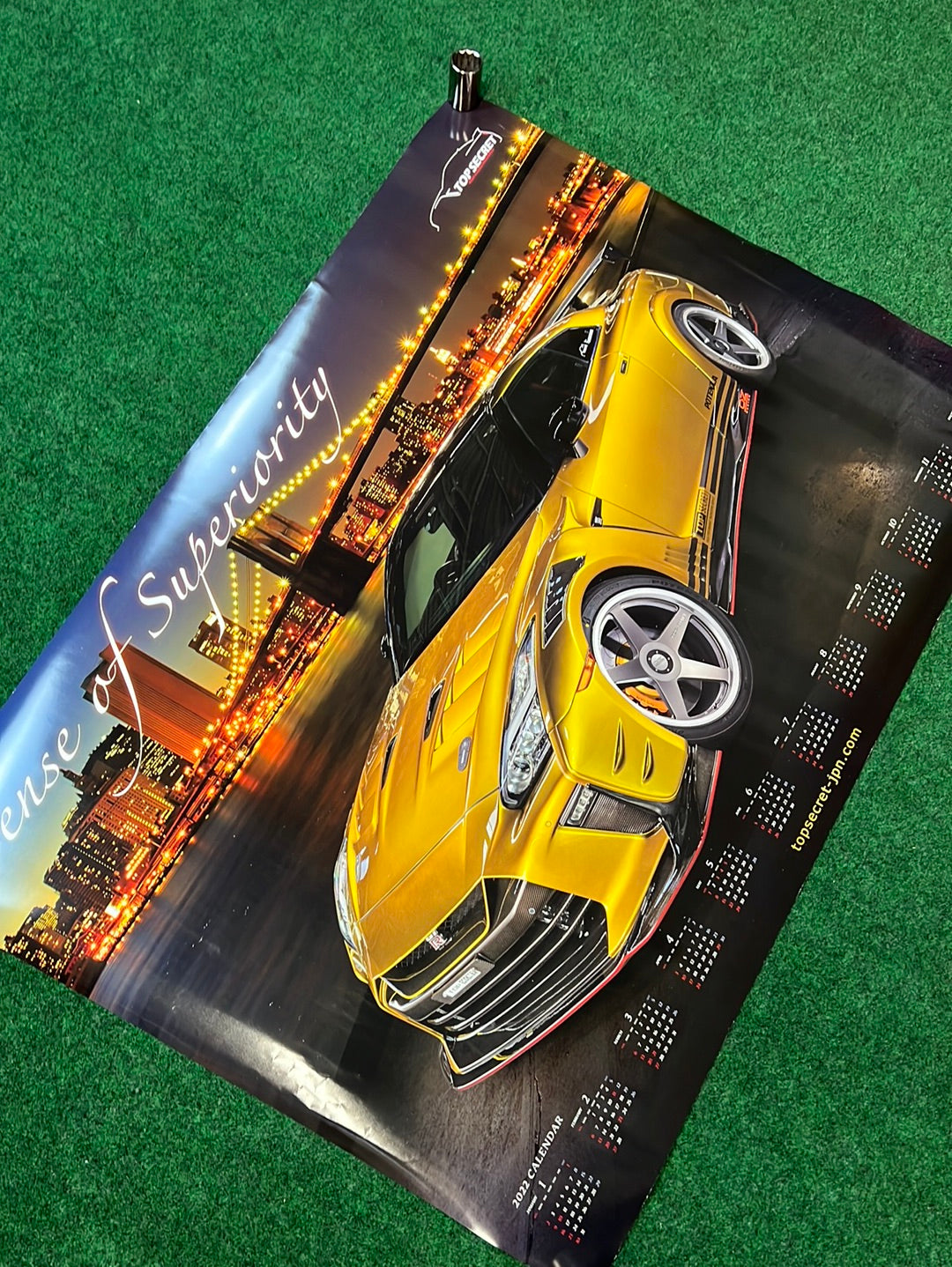 Top Secret - Nissan R35 GTR Dual Sided 2022 Calendar Poster
