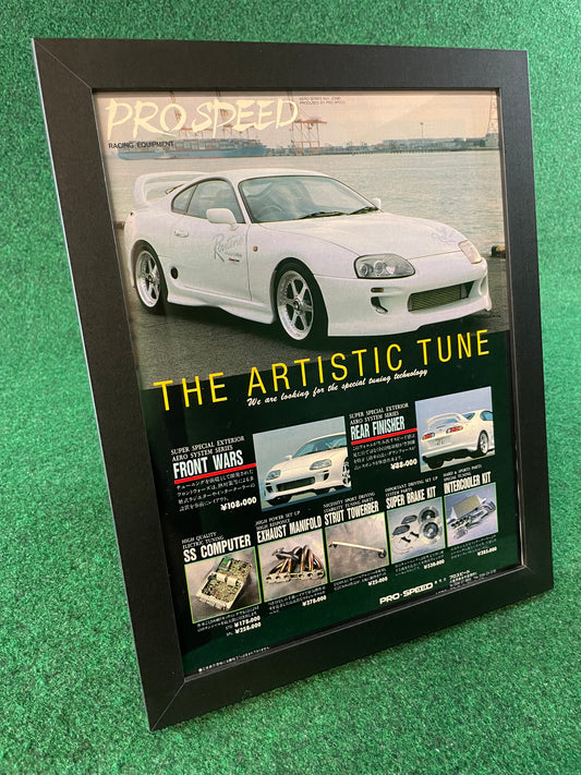 Pro Speed - “The Artistic Tune” - Toyota Supra Framed Advertisement Picture