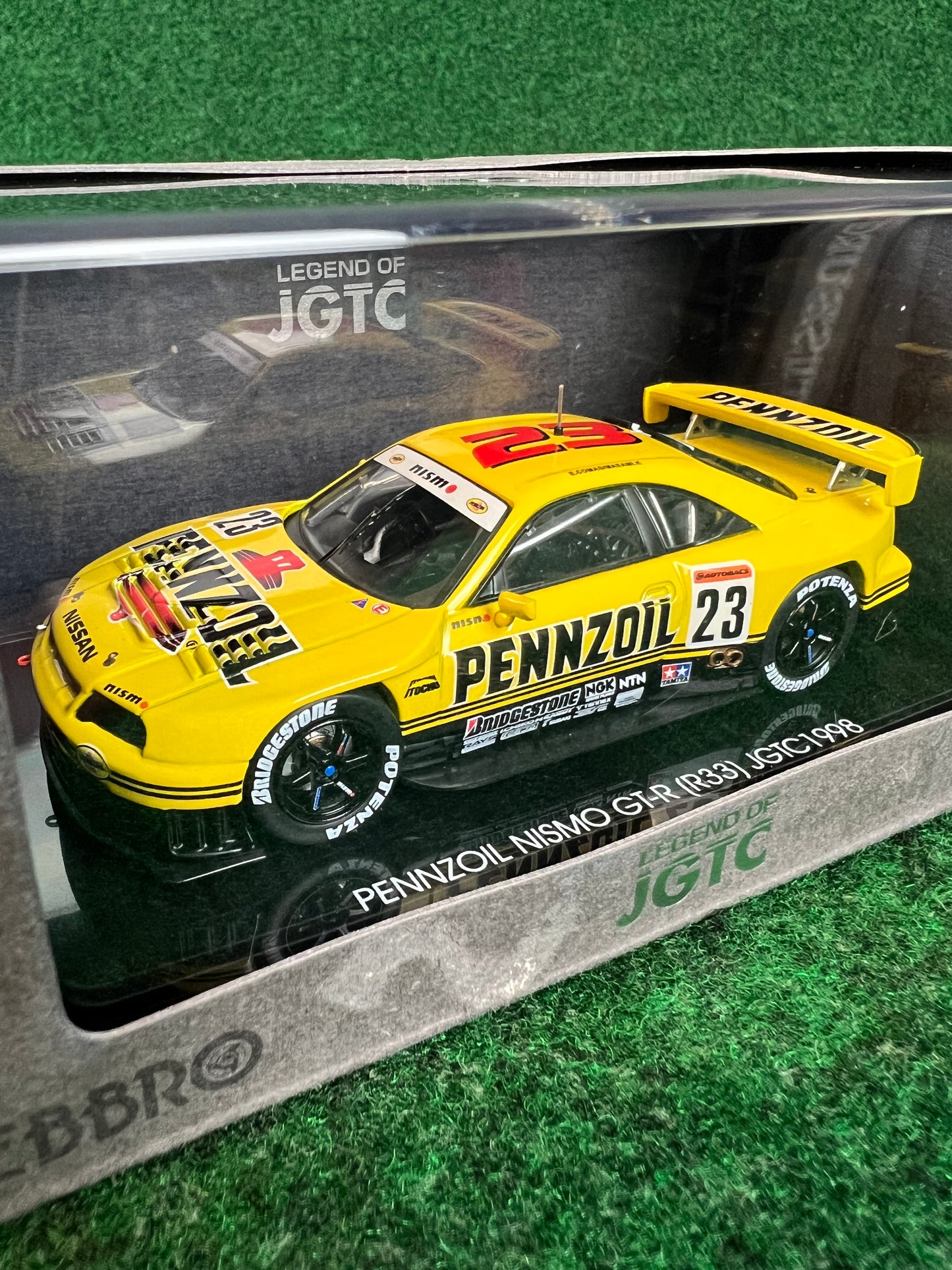 EBBRO Legends of JGTC - 1998 Pennzoil Nissan Skyline R33 GTR 1/43 Diecast