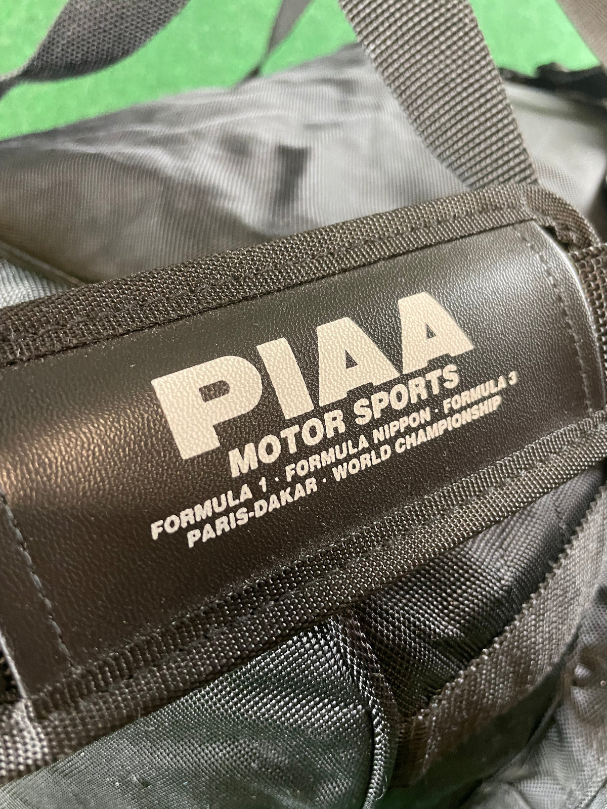 PIAA MOTOR SPORTS - Black Side Open Duffle Bag with Strap