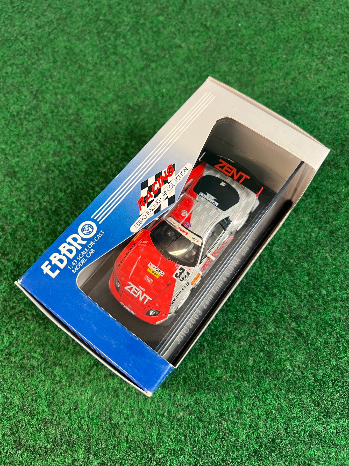 EBBRO - 2003 Zent Tom's Toyota Supra 1/43 Scale Diecast