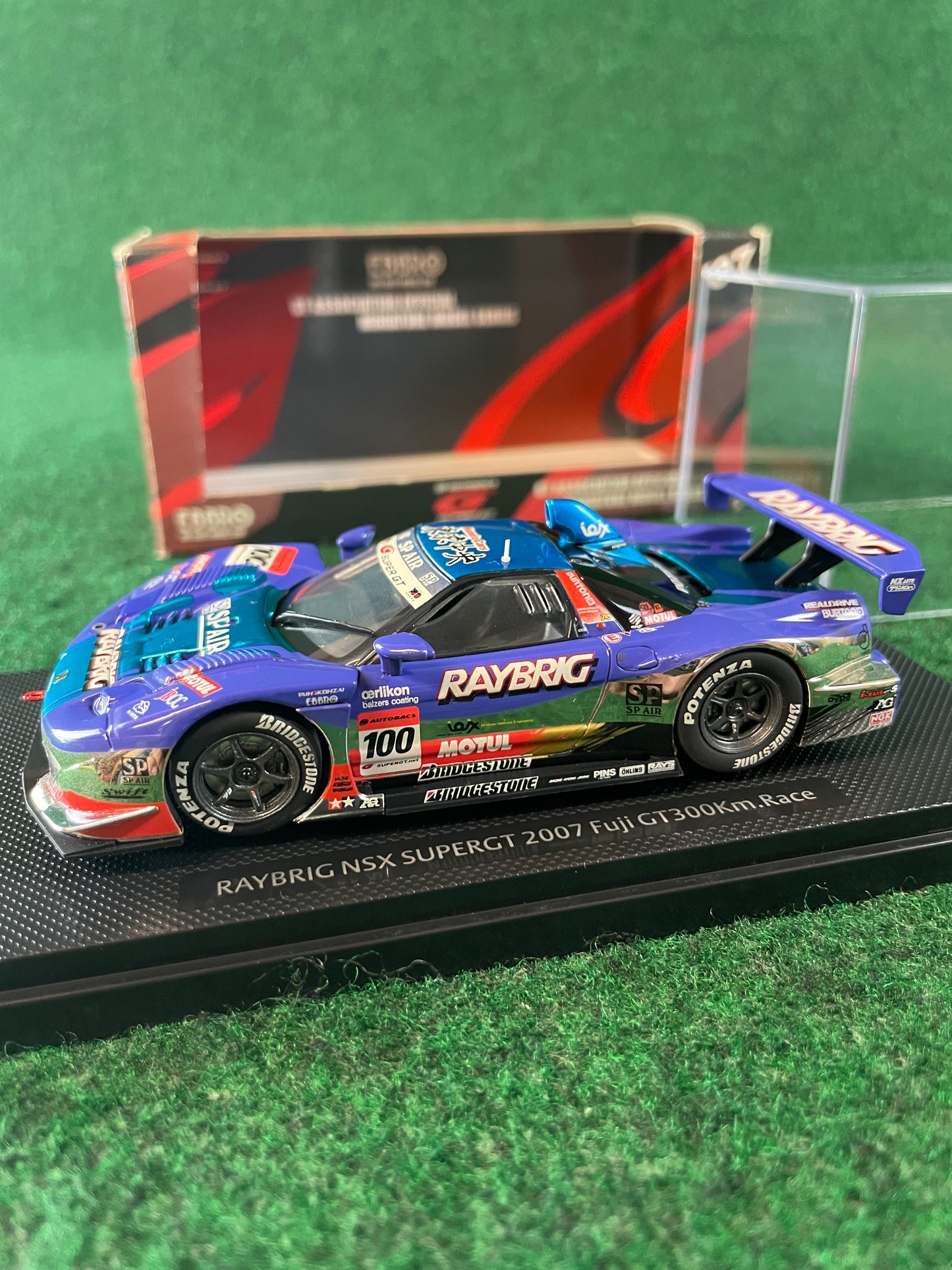 EBBRO - SuperGT 2007 Raybrig Honda NSX Fuji 300km 1/43 Scale Diecast