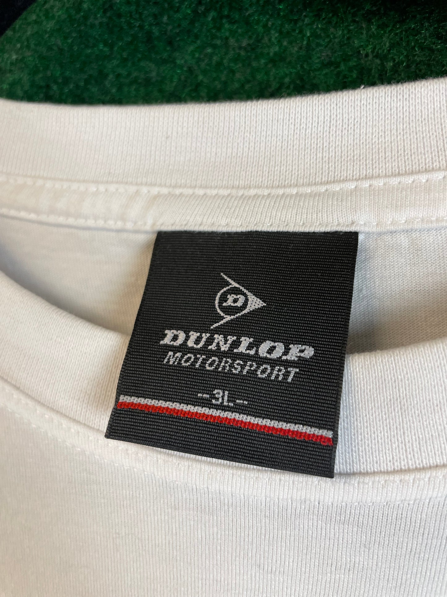 DUNLOP Motorsport - White Pocket T-Shirt