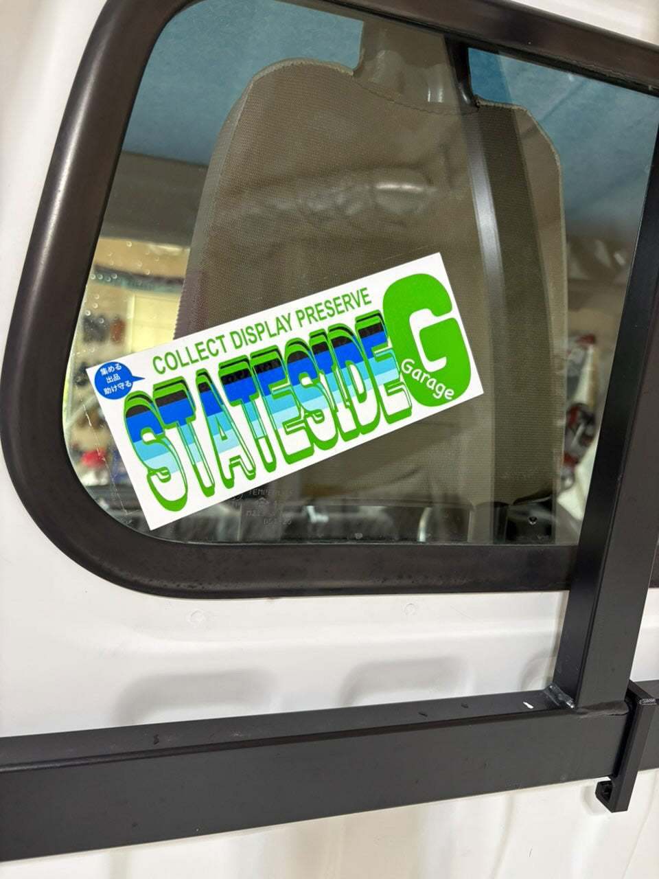 Limited Edition Set: Stateside “G” Garage Gradient Sticker Green & Pink by Zoku-Speed