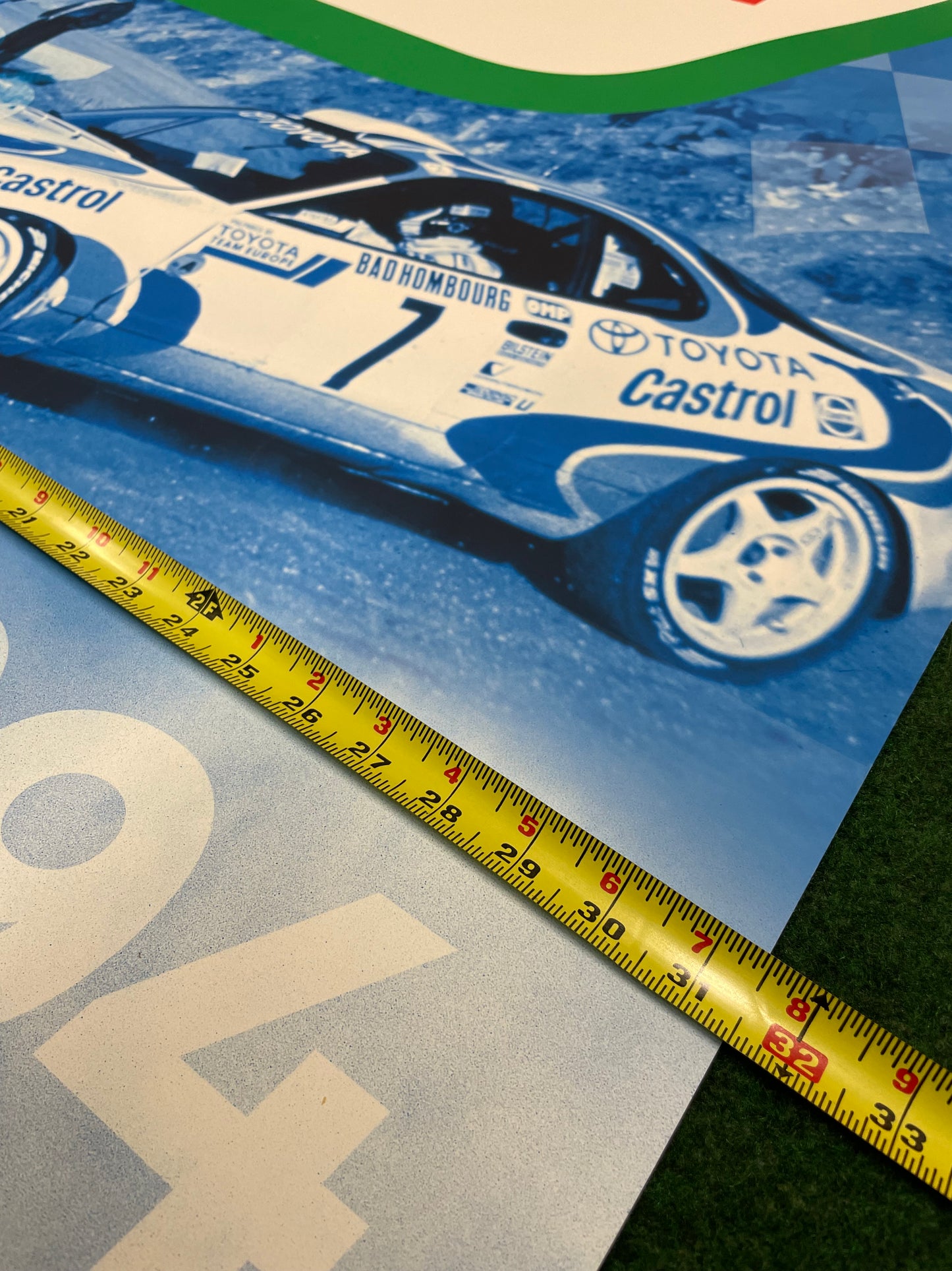 CASTROL Oil - 1994-1998 WRC Toyota Celica and Corolla Trade Show Display Banner