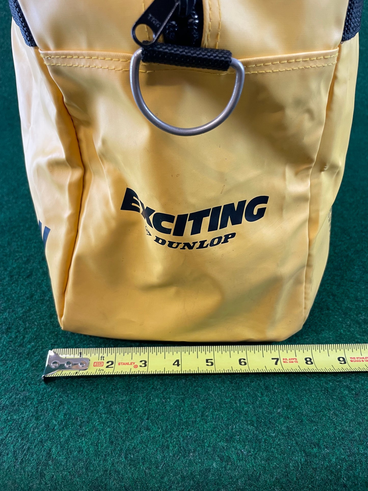 DUNLOP - Vintage Yellow Duffel Travel Bag