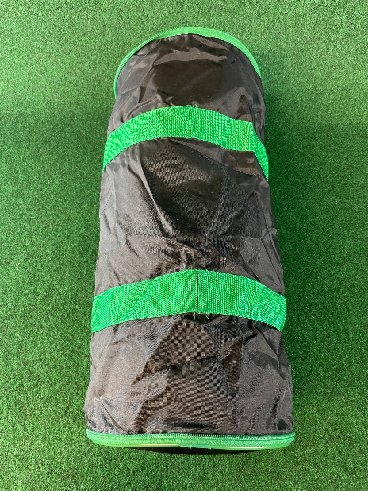 BRIDGESTONE - Black & Green Mini Collapsible Duffle Bag