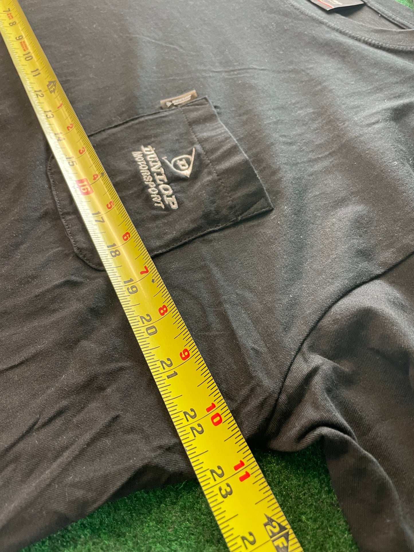 DUNLOP Motorsport - Black Pocket T-Shirt