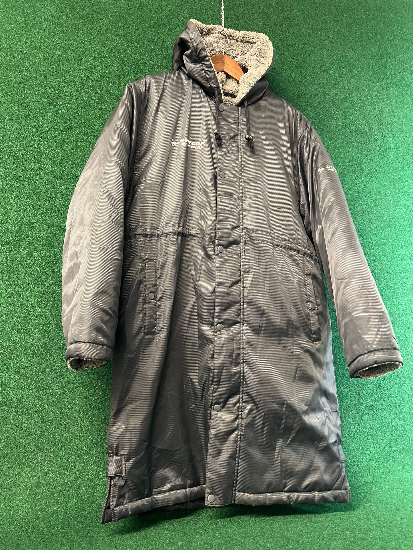 DUNLOP Motorsport - Insulated Fleece Lined Dark Grey Bench Coat