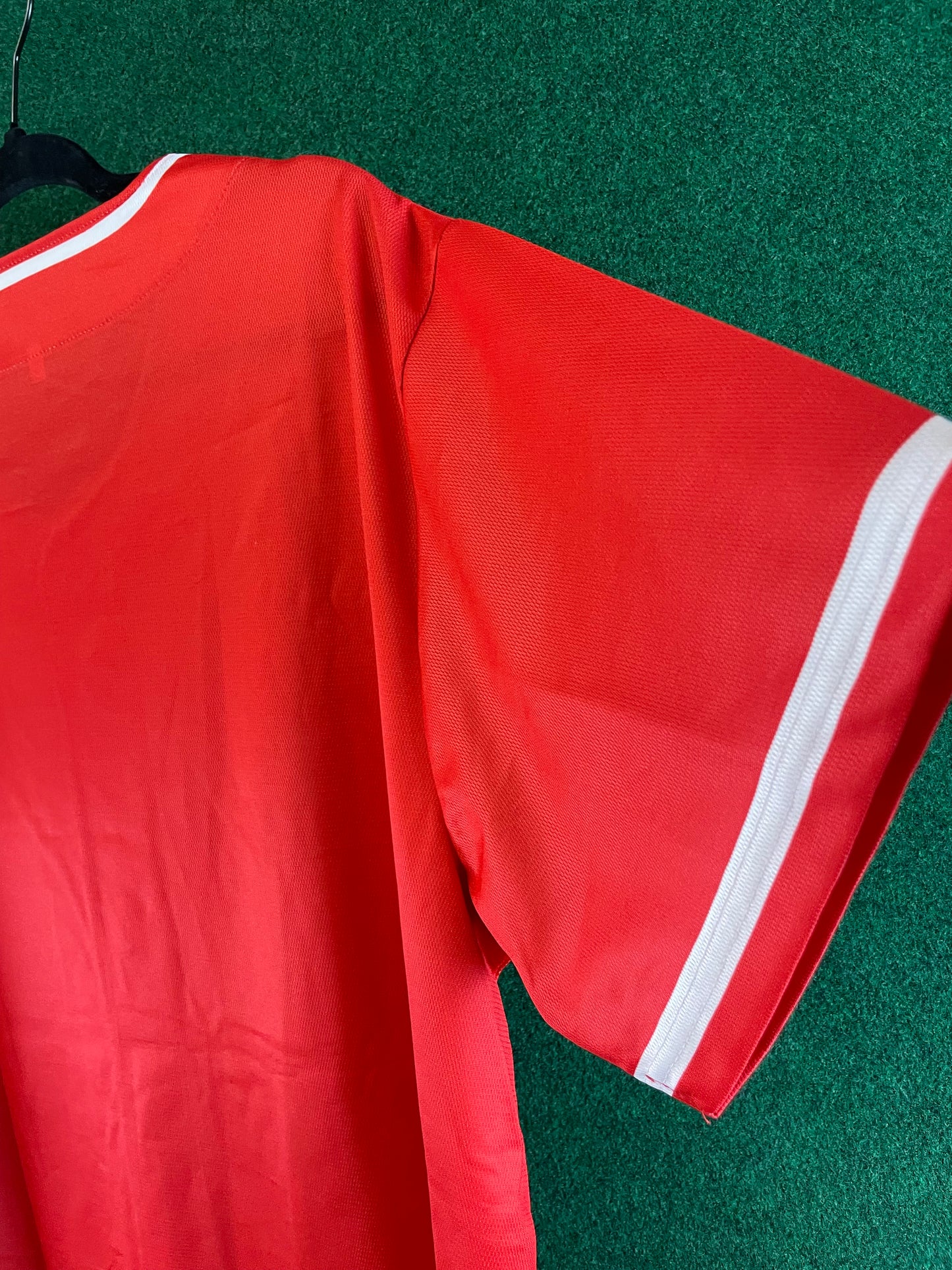 HONDA - Red Baseball Style Jersey Short Sleeve Shirt