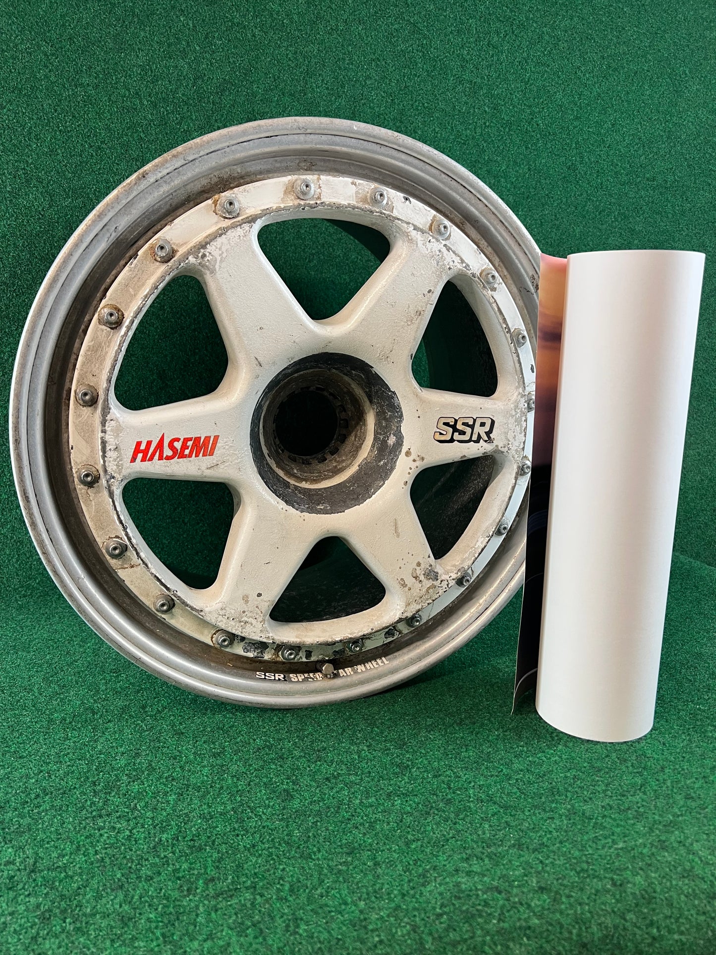 HASEMI x SSR Wheels - JGTC Nissan Skyline R32 GT-R Race Used Centerlock Wheel Set