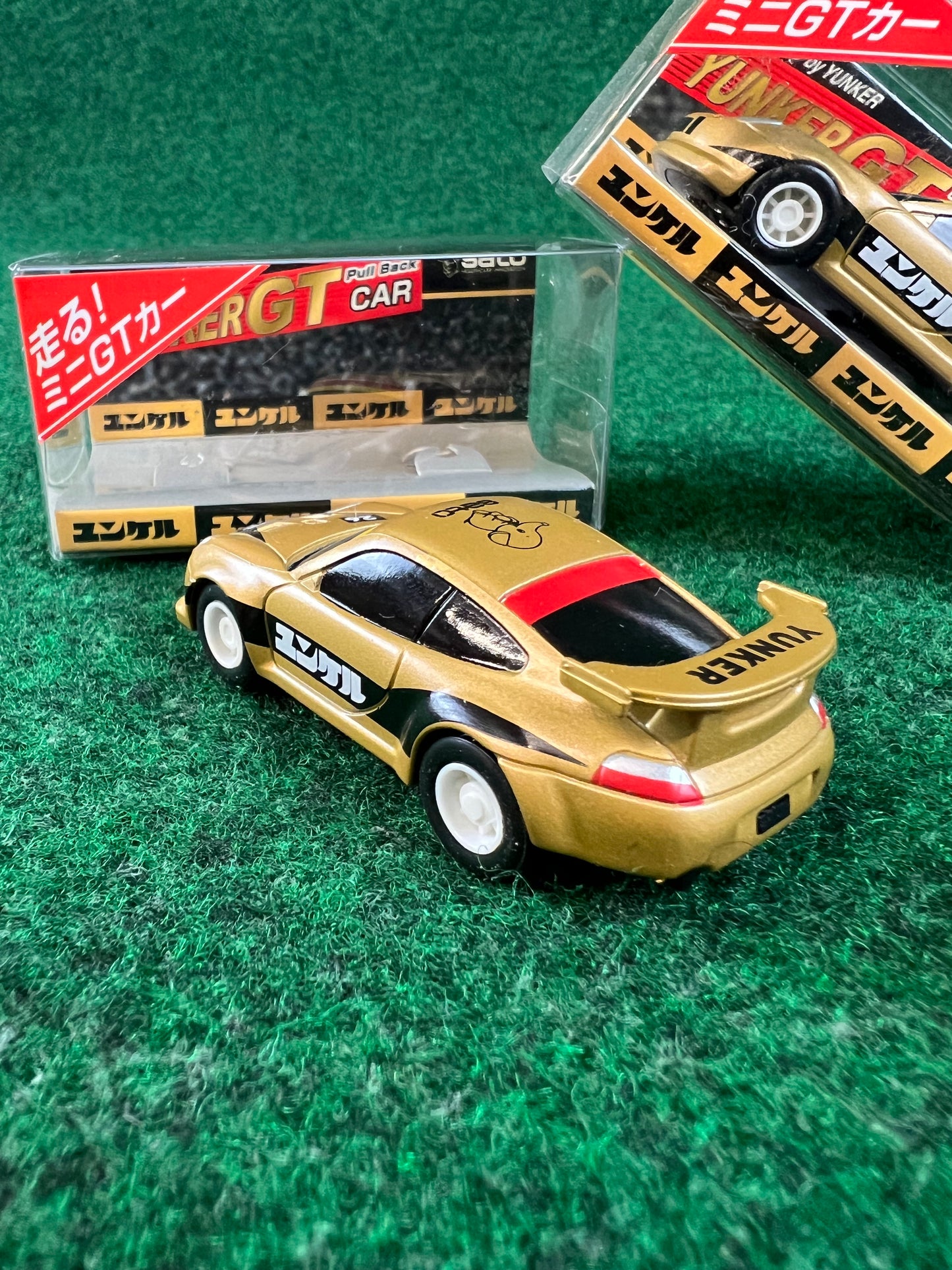 Yunker SATO Super GT Porsche 911 Carrera GT3 -R Mini Pullback Car - Set of 2