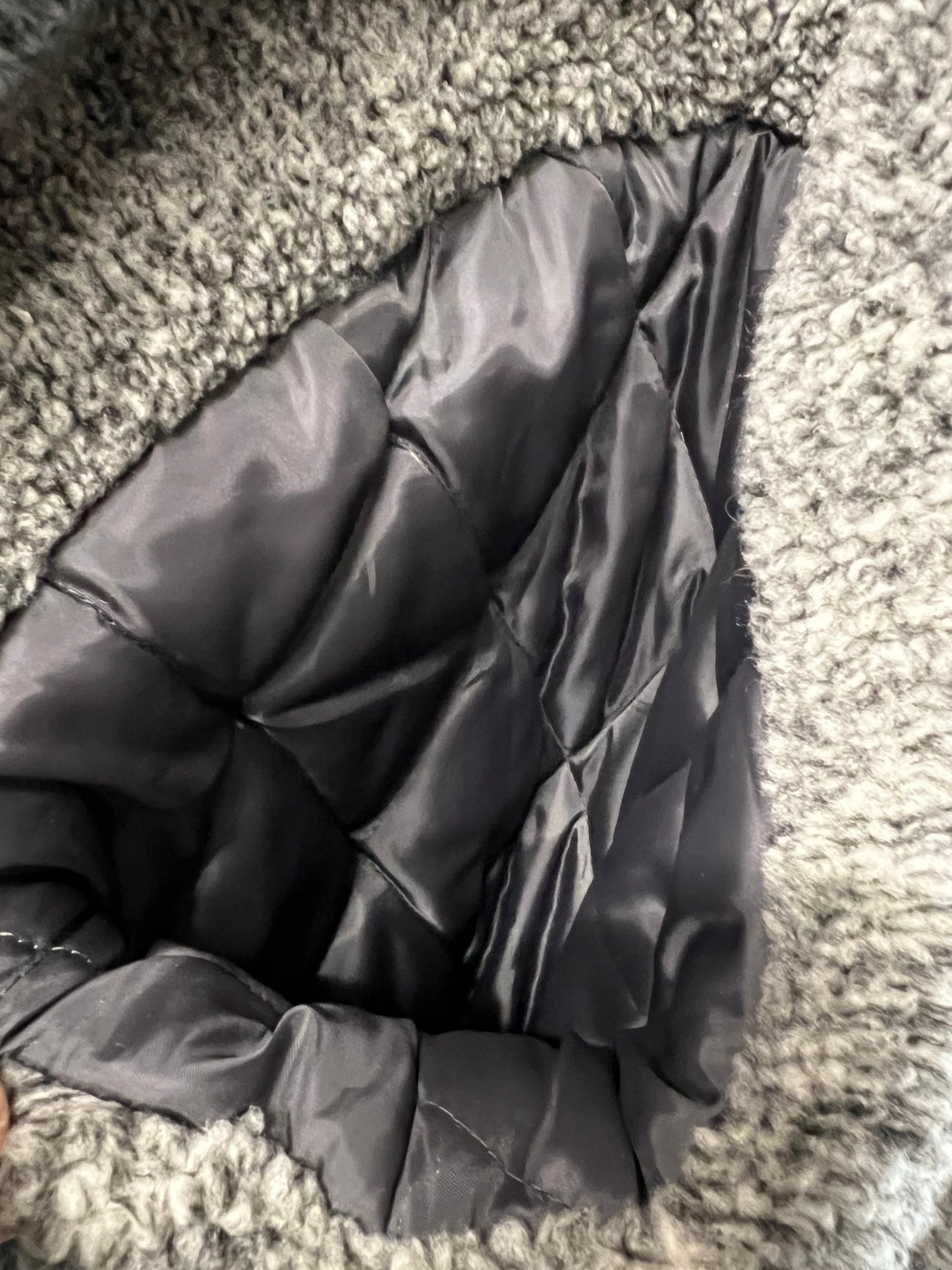 DUNLOP Motorsport - Insulated Fleece Lined Dark Grey Bench Coat