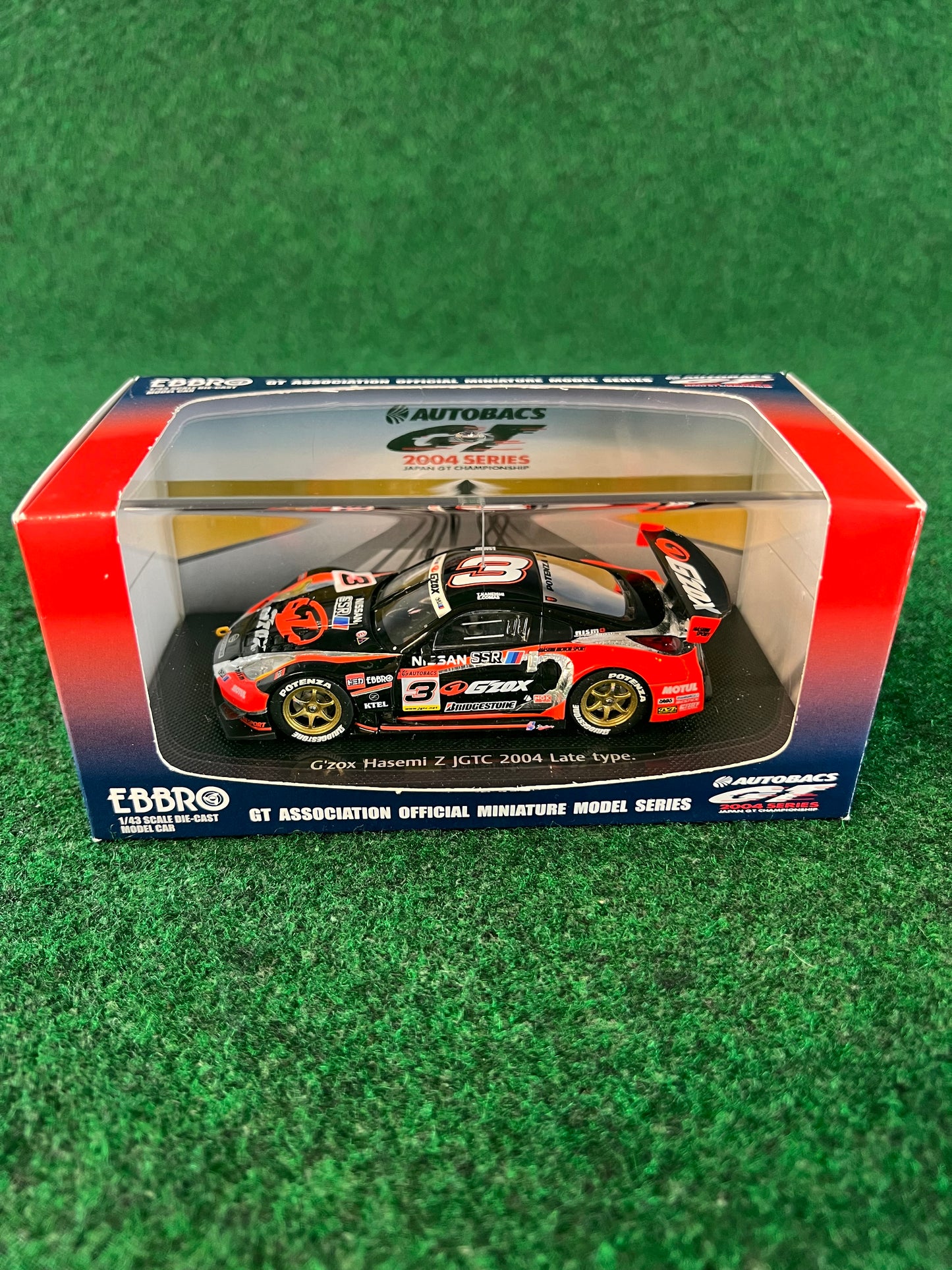 EBBRO - 2004 JGTC Hasemi G’Zox Nissan Fairlady Z 1/43 Scale Diecast