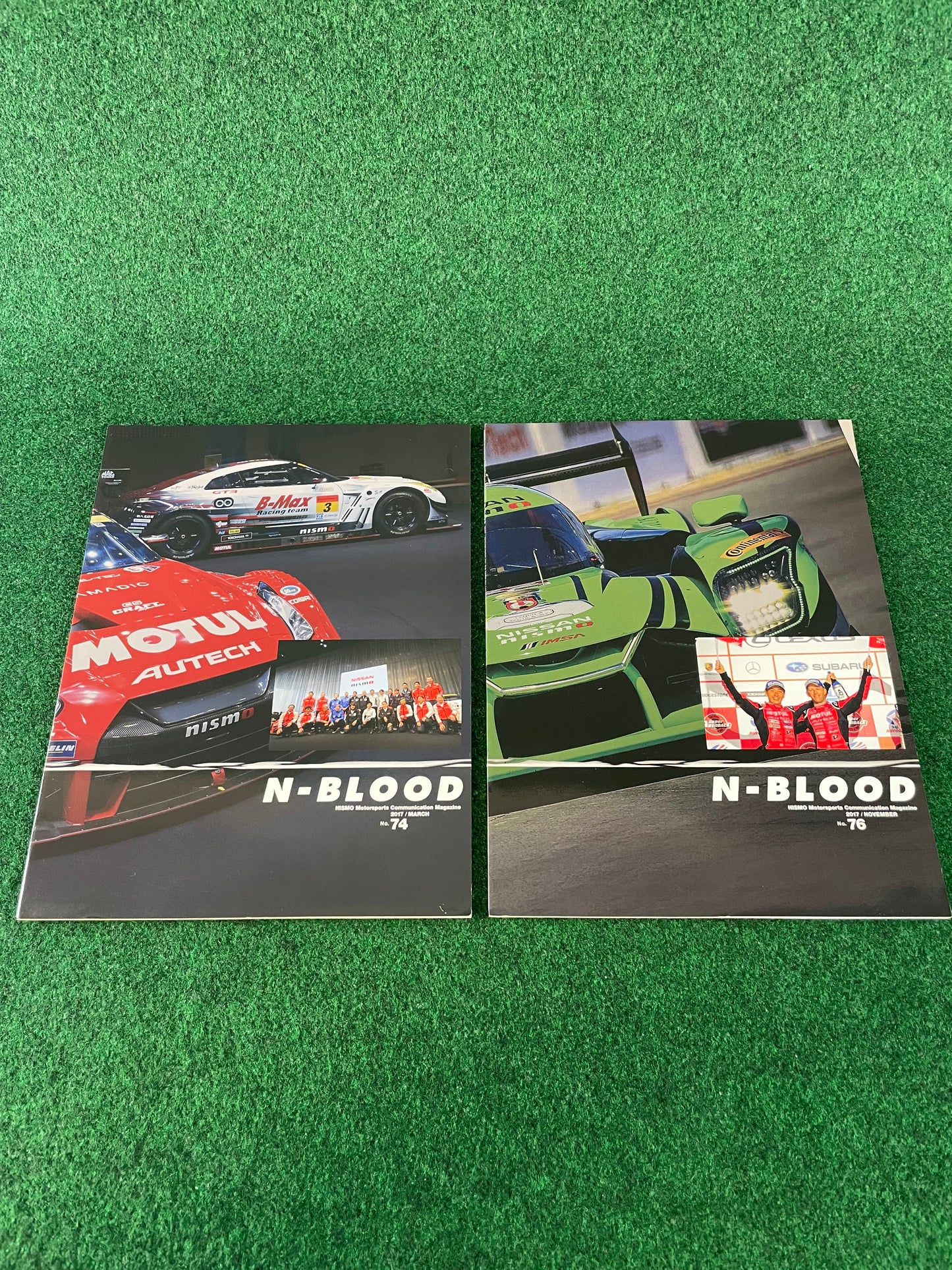 N-Blood - Nissan Nismo Motorsports Communication Magazine Set - No. 74 & 76