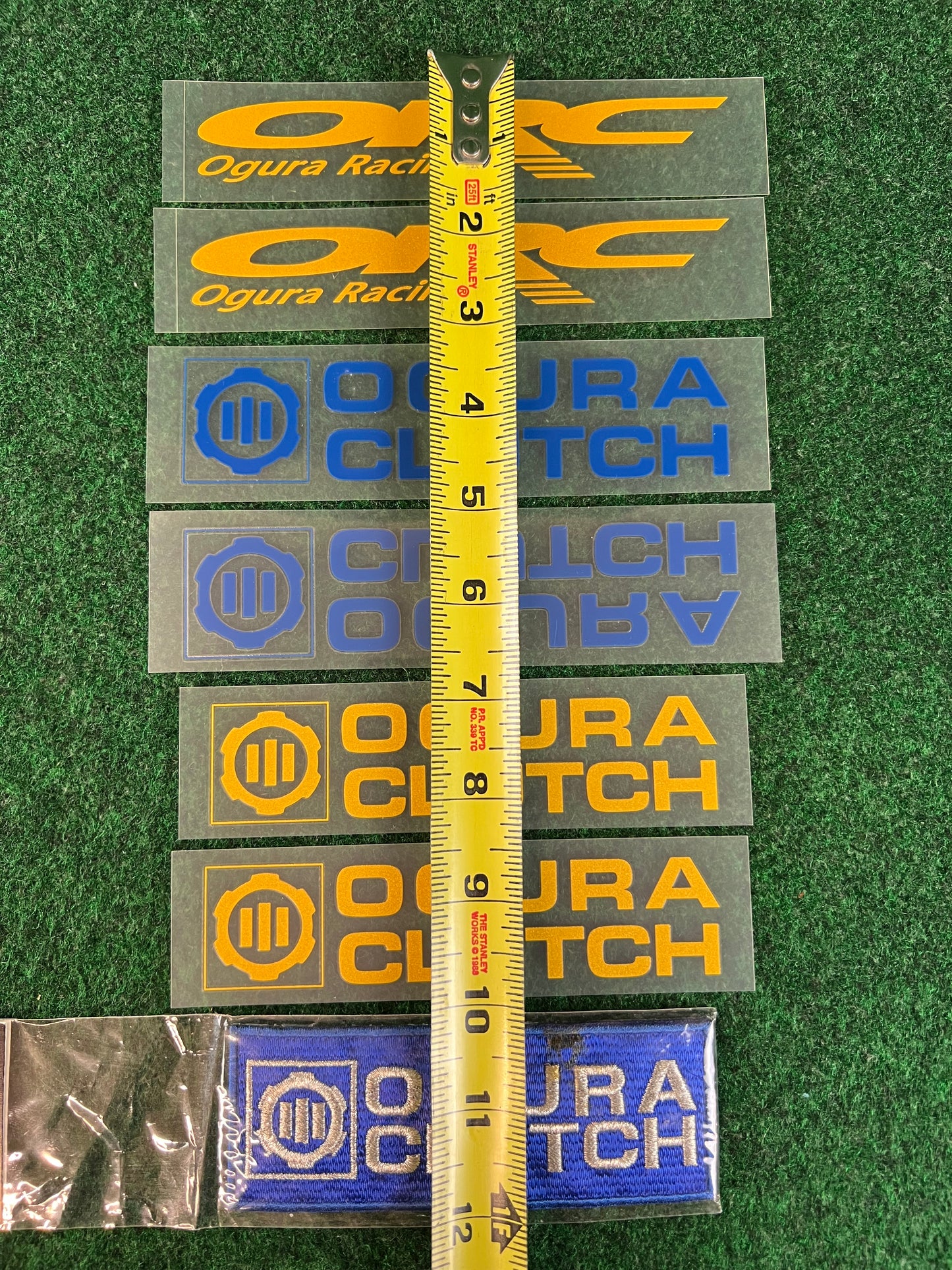 OGURA CLUTCH - Decal Stickers and Patch Set