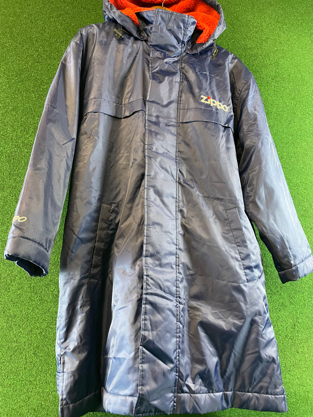 Zippo - Navy Blue & Red Insulated Bench Coat