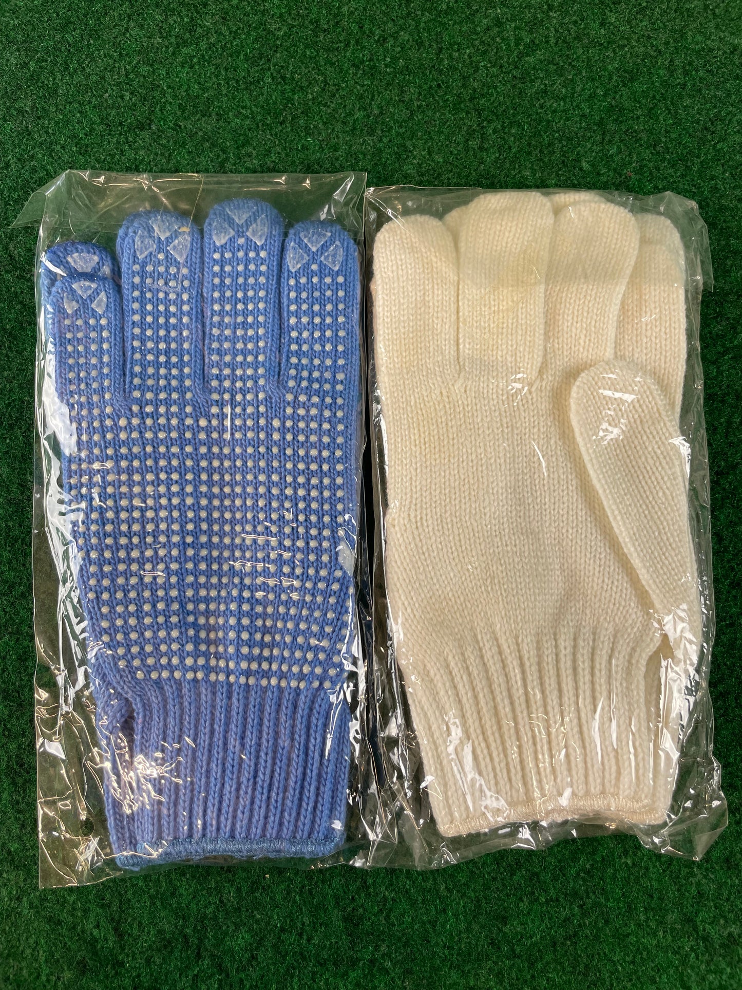 Calsonic Racing Team - Blue & White Vintage Knit Work Gloves Set
