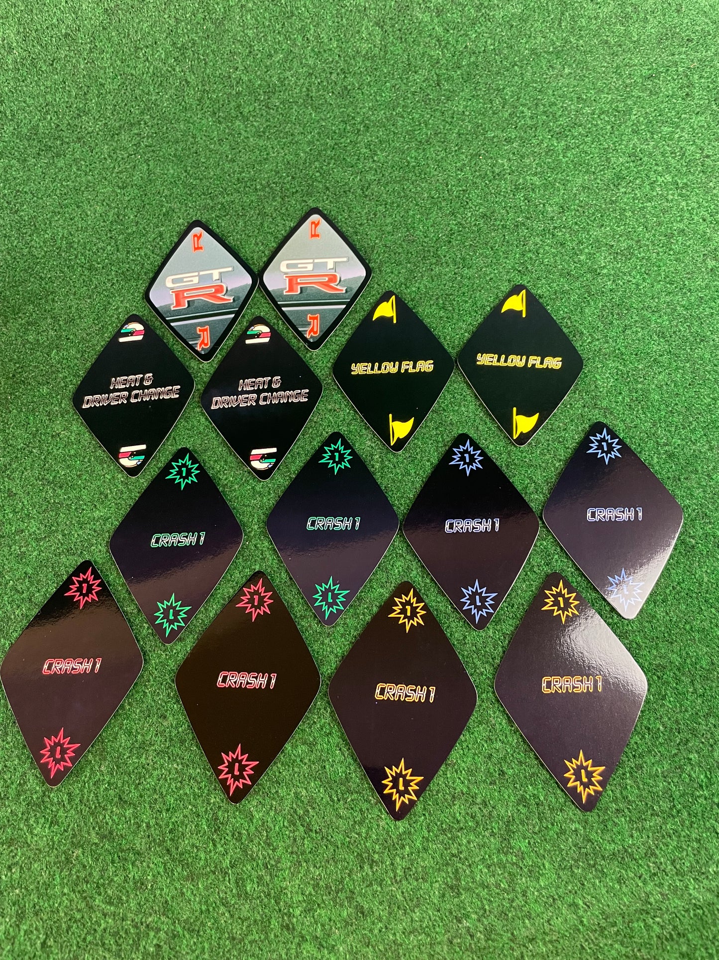 Reebok UNISIA GROUP A Nissan Skyline R32 GT-R SPARKING 7 Card Game