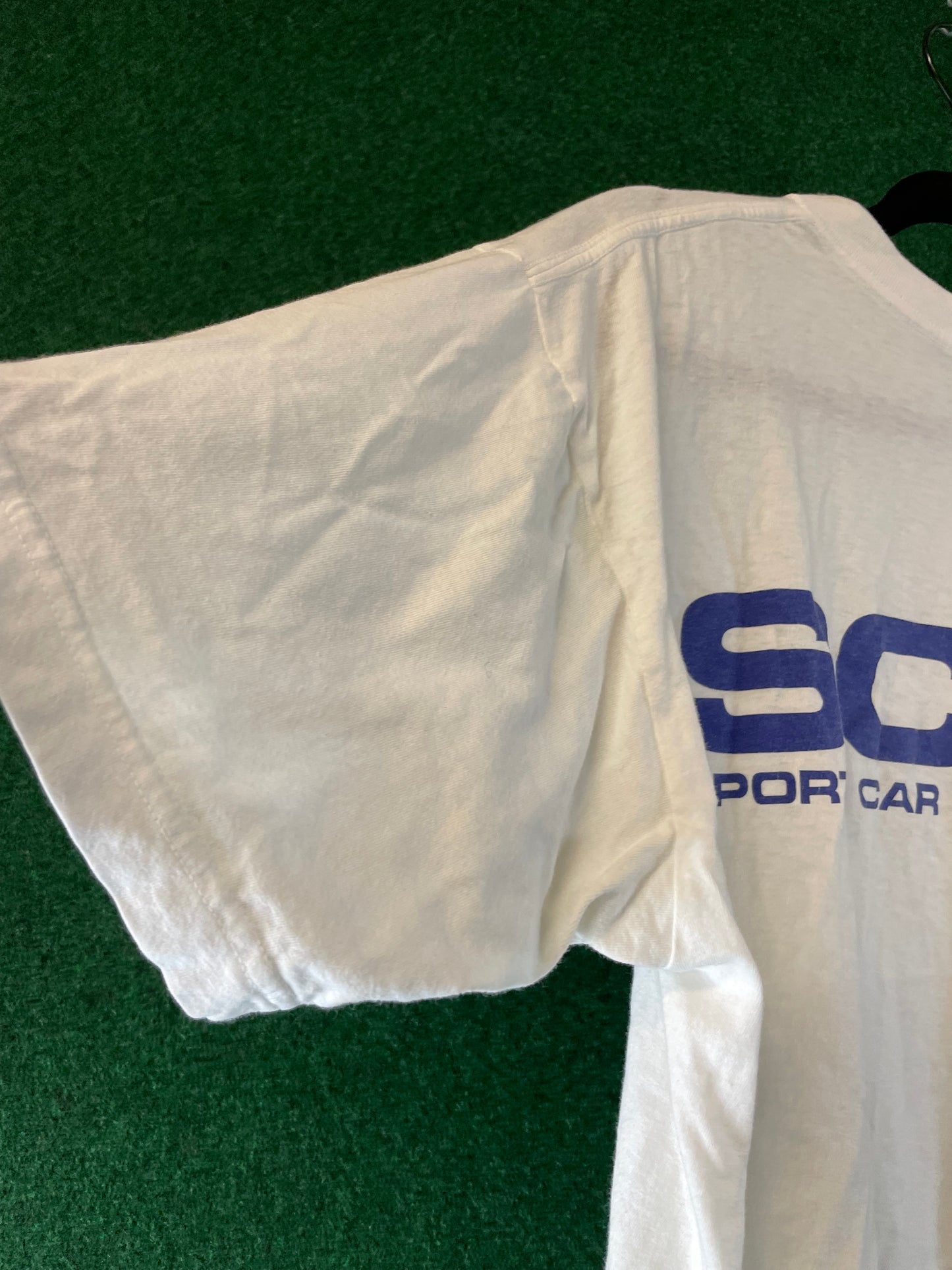 SCCN - Sports Car Club of Nissan Vintage White T-Shirt