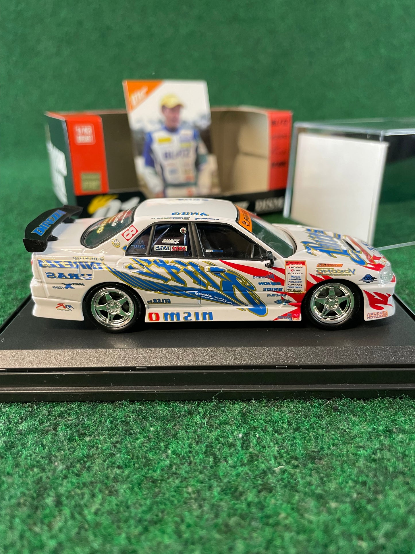 DISM D1 Grand Prix Memorial - 2005 Blitz Nissan Skyline ER34 1/43 Scale Diecast