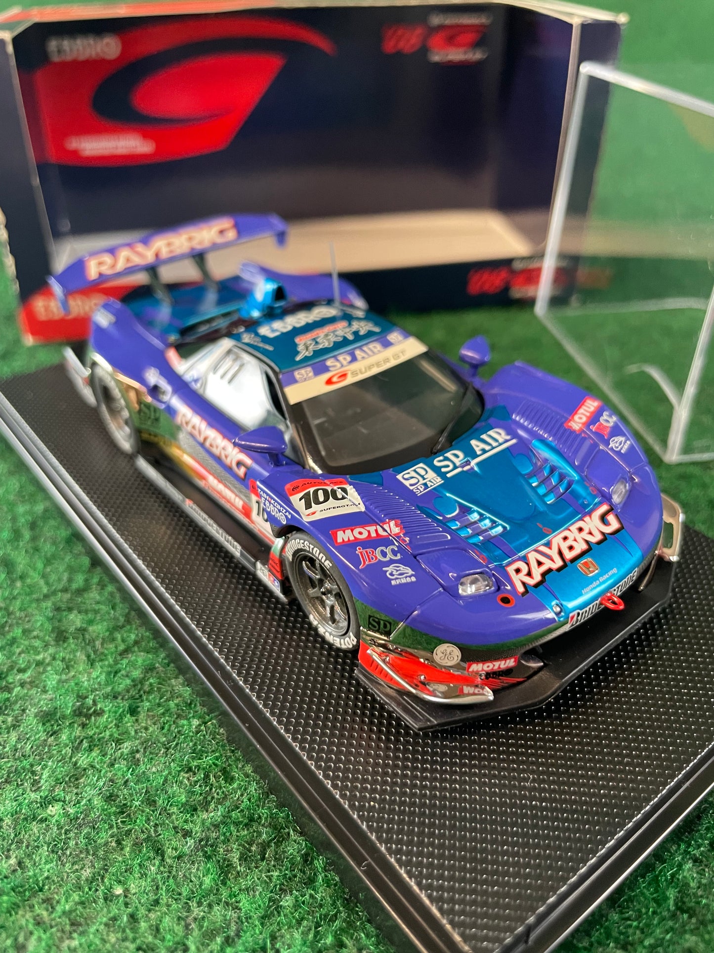 EBBRO - SuperGT 2008 Raybrig Honda NSX GT500 1/43 Scale Diecast