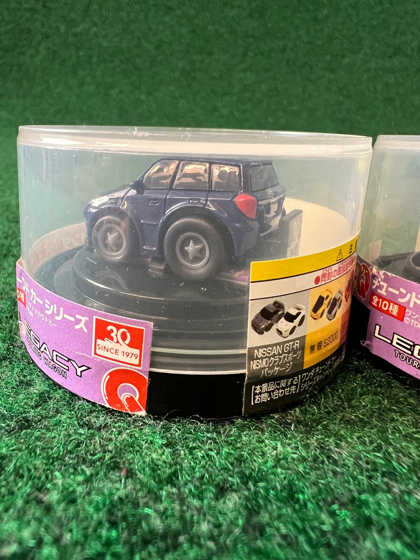 WONDA Coffee & ChoroQ - Subaru Legacy BP STI Wagon Mini Toy Car Set