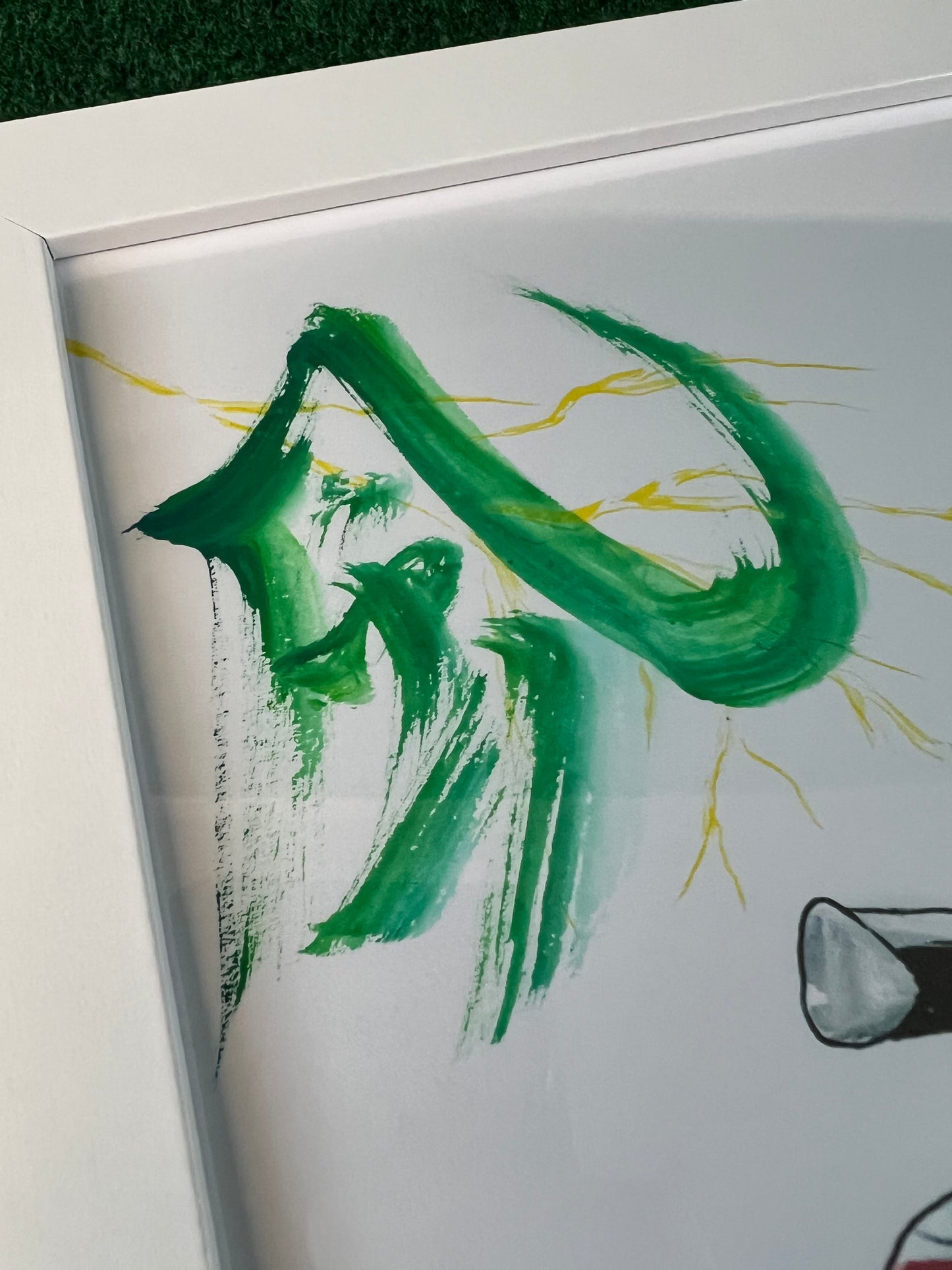 D1GP Nissan Silvia S15 GReddy Cockpit Yasuyuki Kazama Inspired Framed Car Art