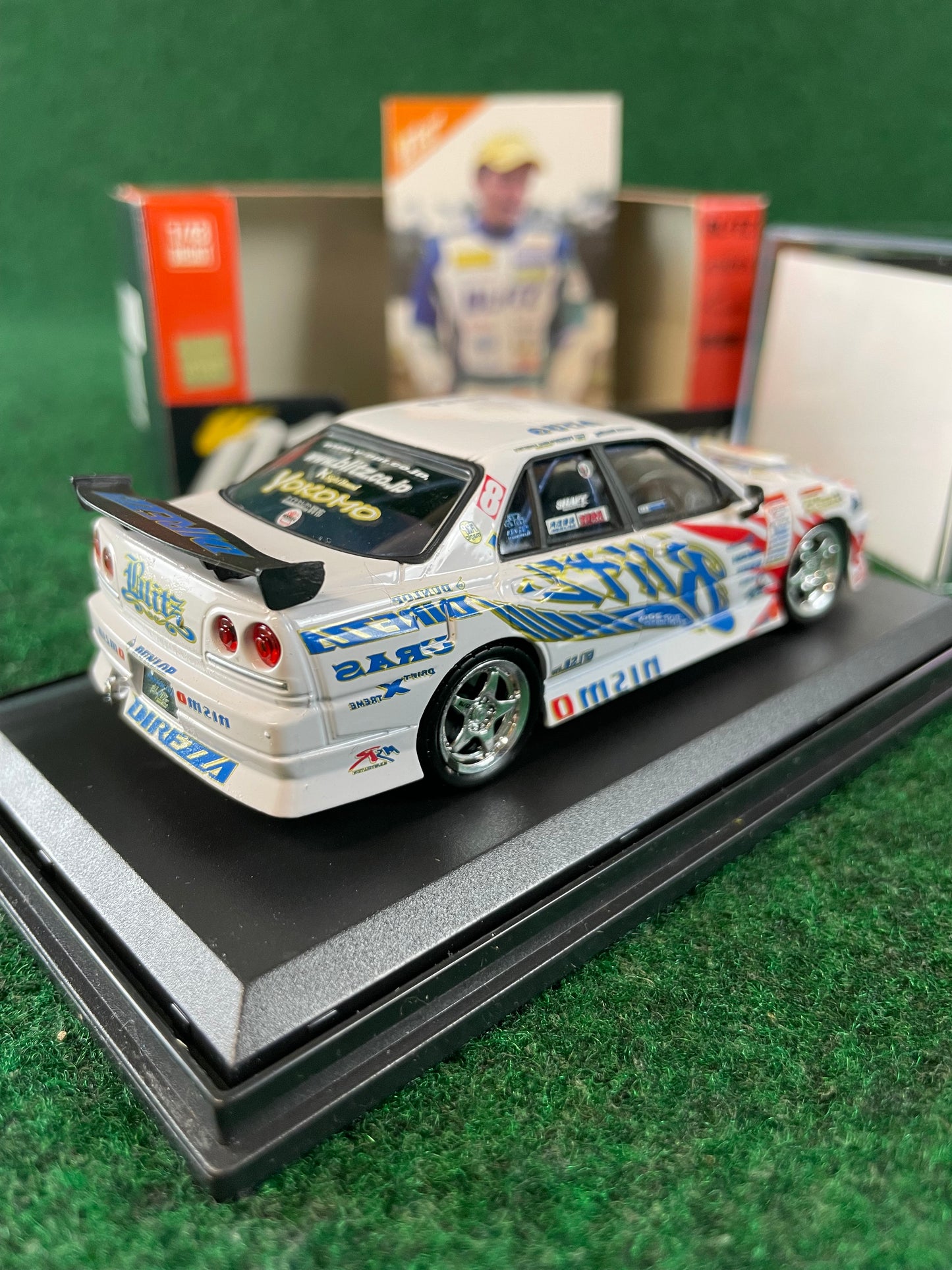 DISM D1 Grand Prix Memorial - 2005 Blitz Nissan Skyline ER34 1/43 Scale Diecast